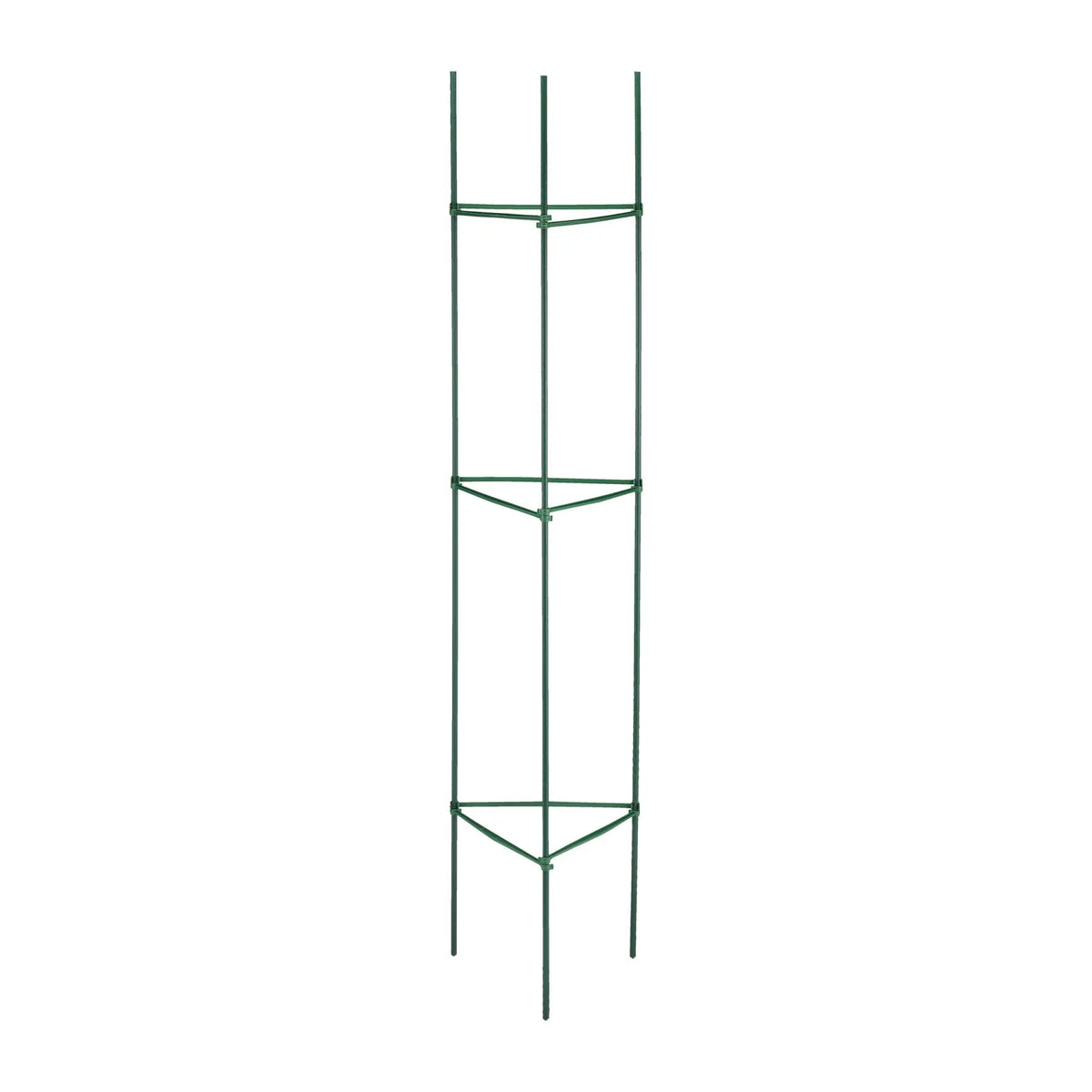 Rankhilfe 4er-Set 150cm Dunkelgrün von Relaxdays