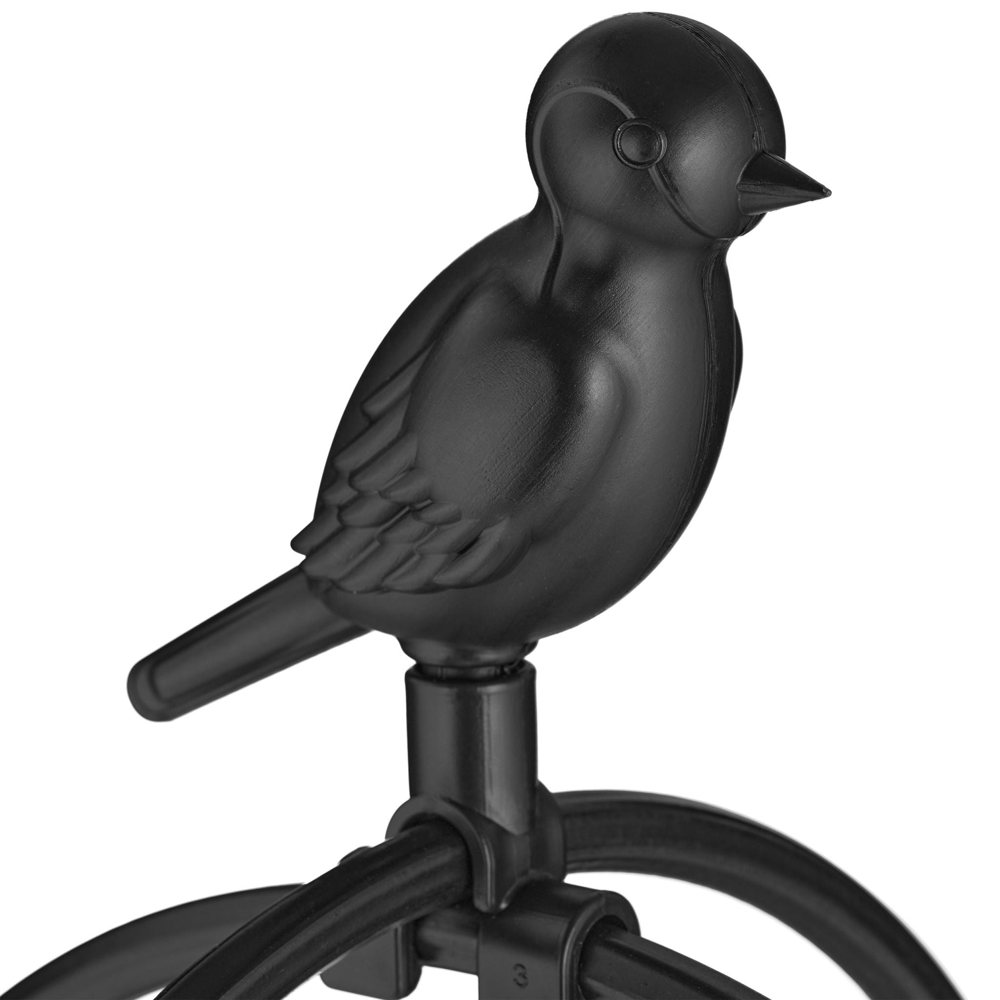 Ranksäule 2er-Set in Schwarz Schwarz von Relaxdays