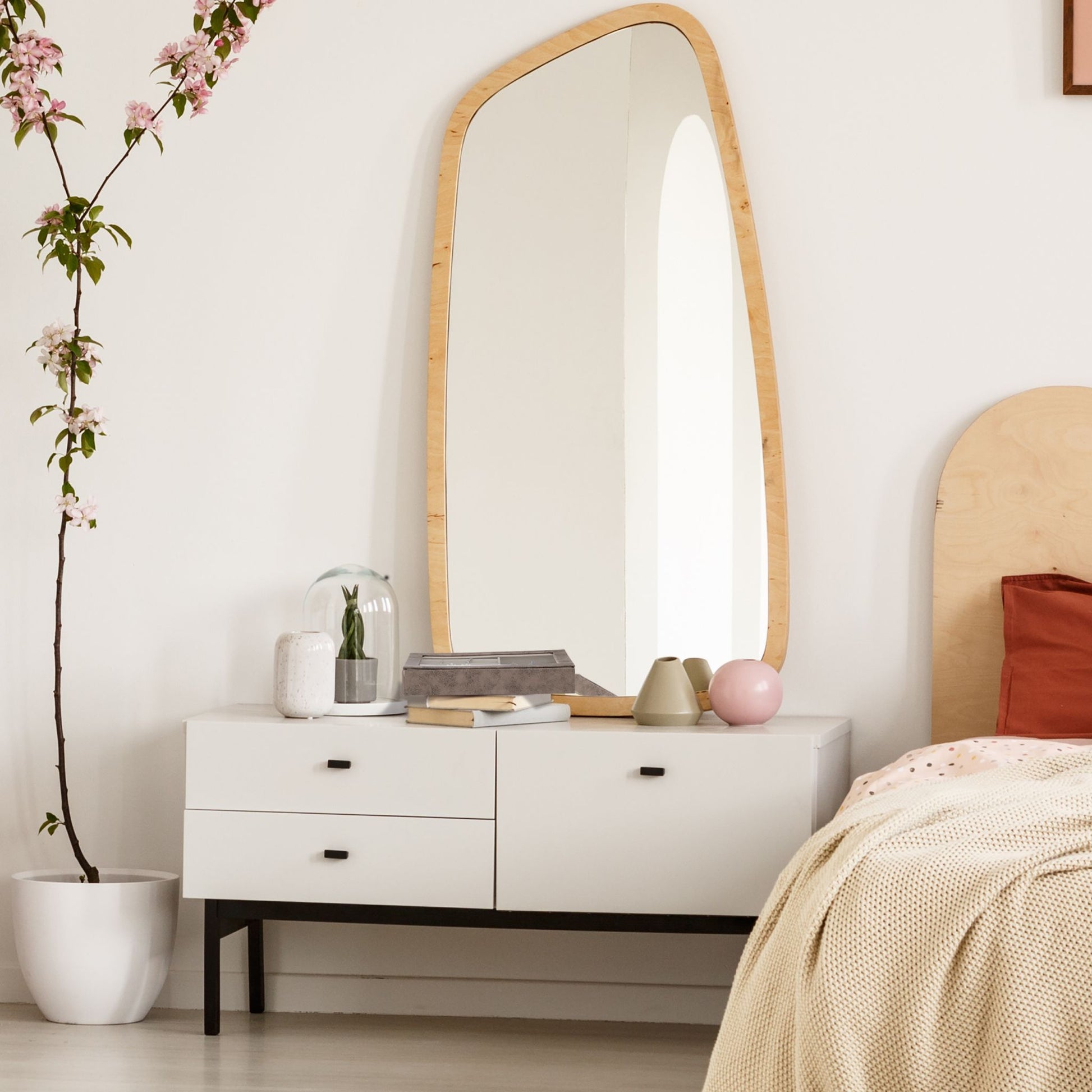 Schmuckkästchen mit Sichtfenster Creme-Schwarz von Relaxdays