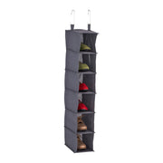 Hängeregal Kleiderschrank schmal Grau von Relaxdays