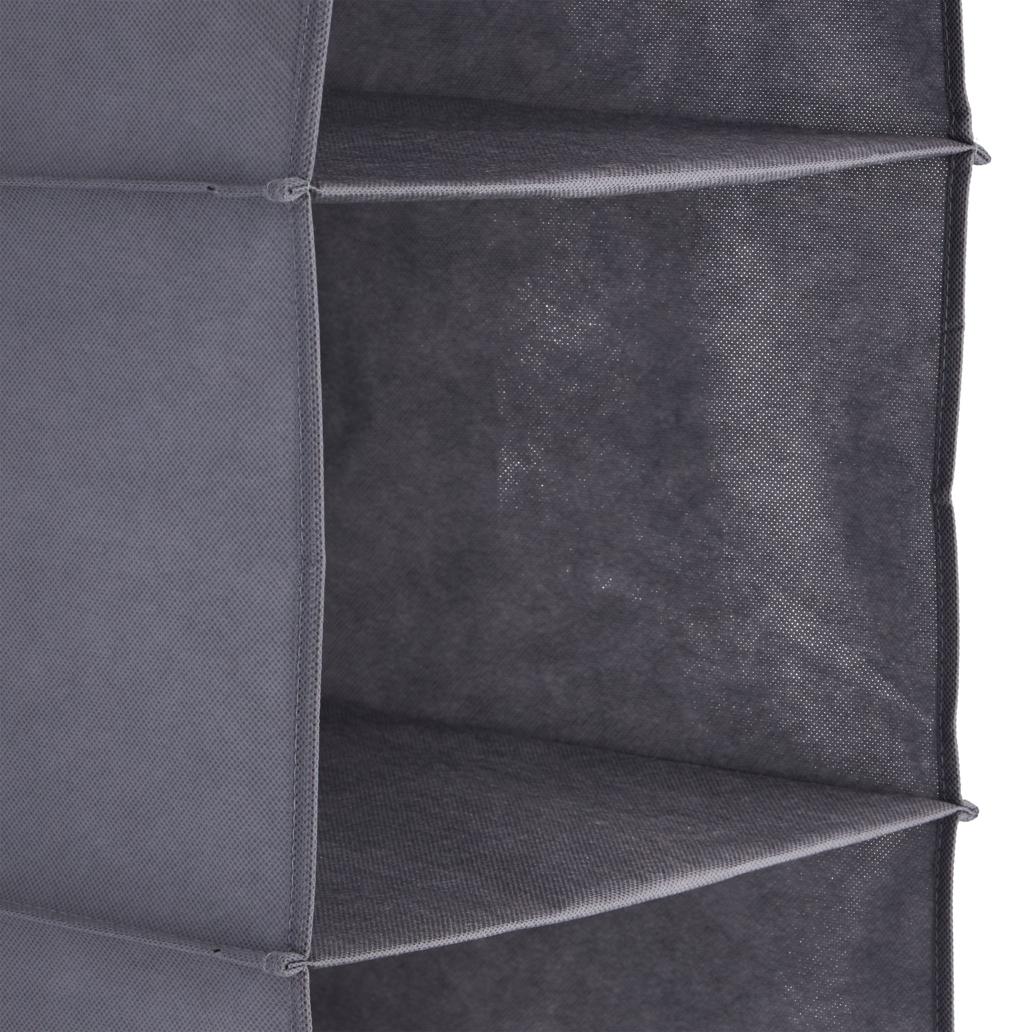 Hängeregal Kleiderschrank 4 Fächer Grau von Relaxdays