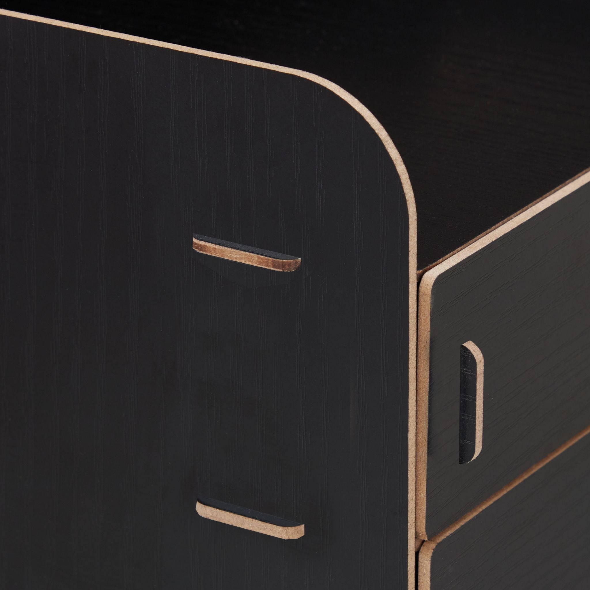 Schreibtisch Organizer mit Schubladen Schwarz von Relaxdays
