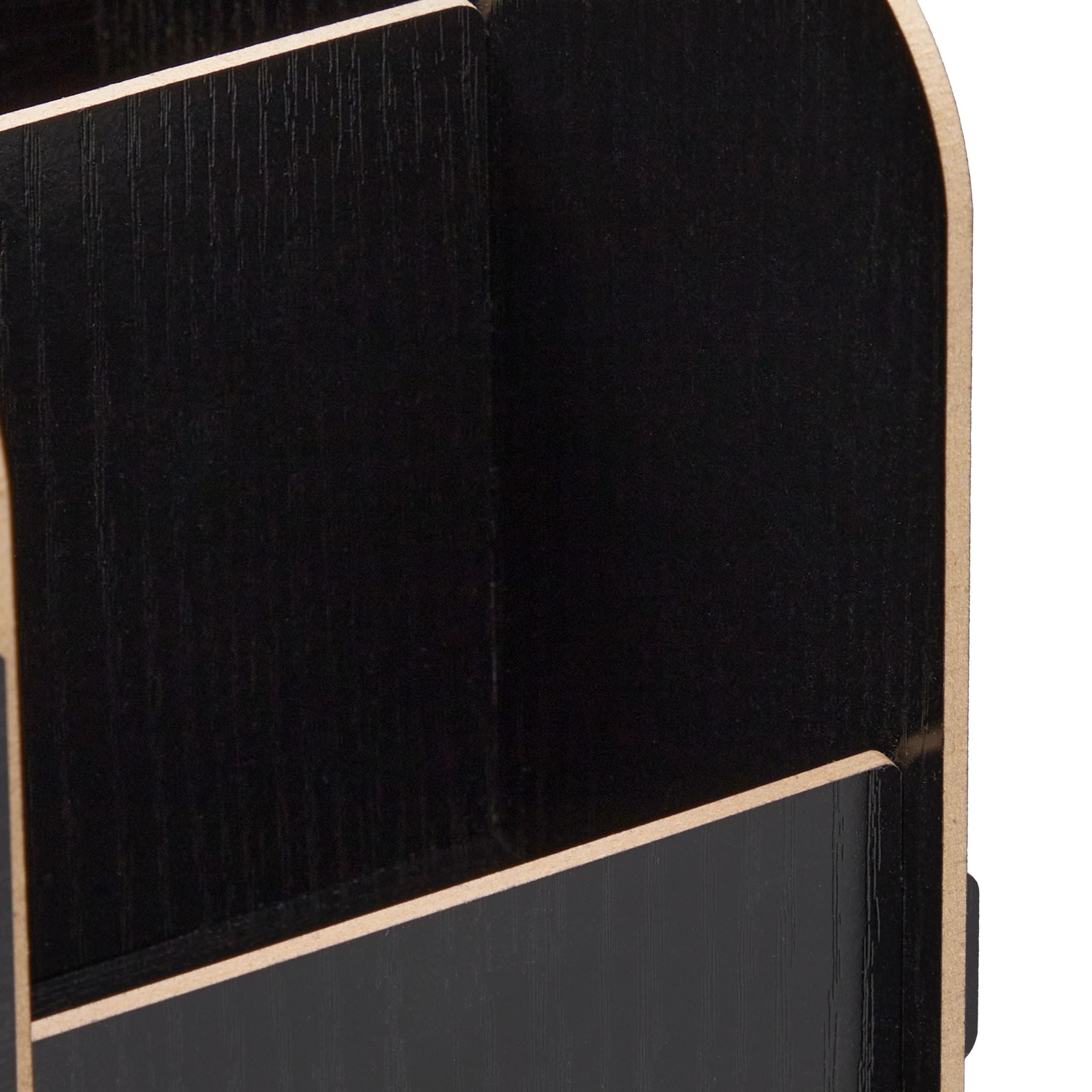 Schreibtisch Organizer mit Schubladen Schwarz von Relaxdays