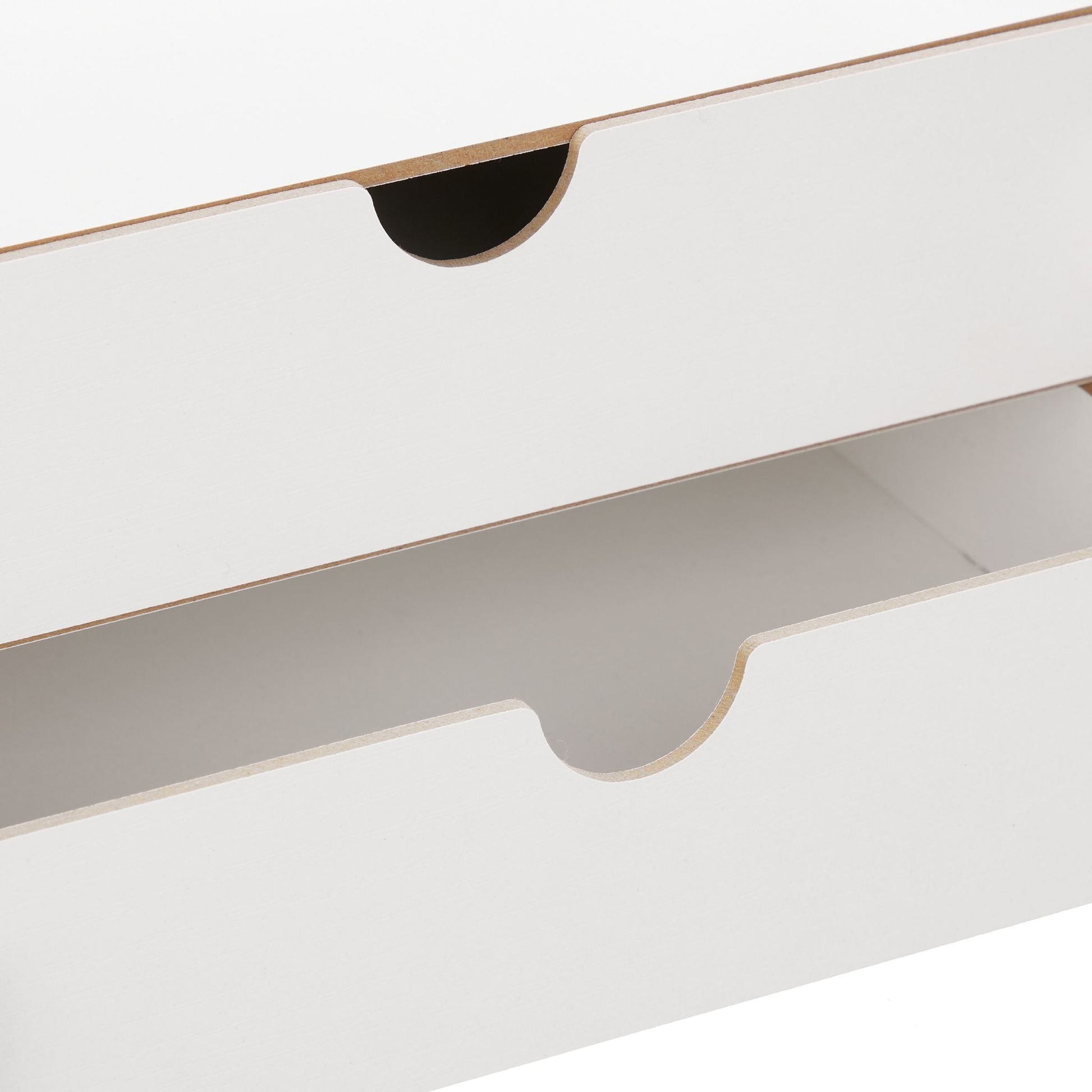 Schreibtisch Organizer mit Schubladen Weiss von Relaxdays