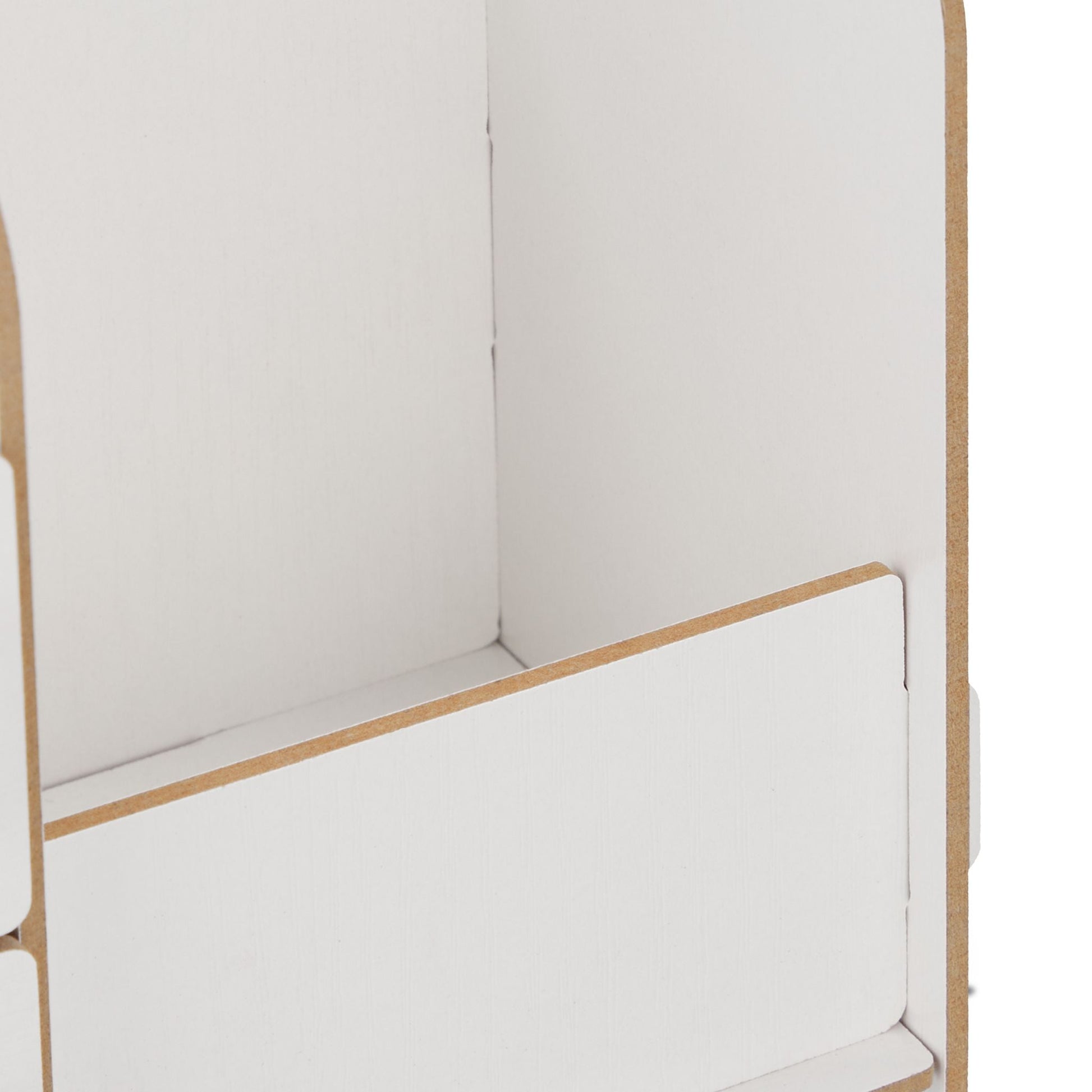 Schreibtisch Organizer mit Schubladen Weiss von Relaxdays