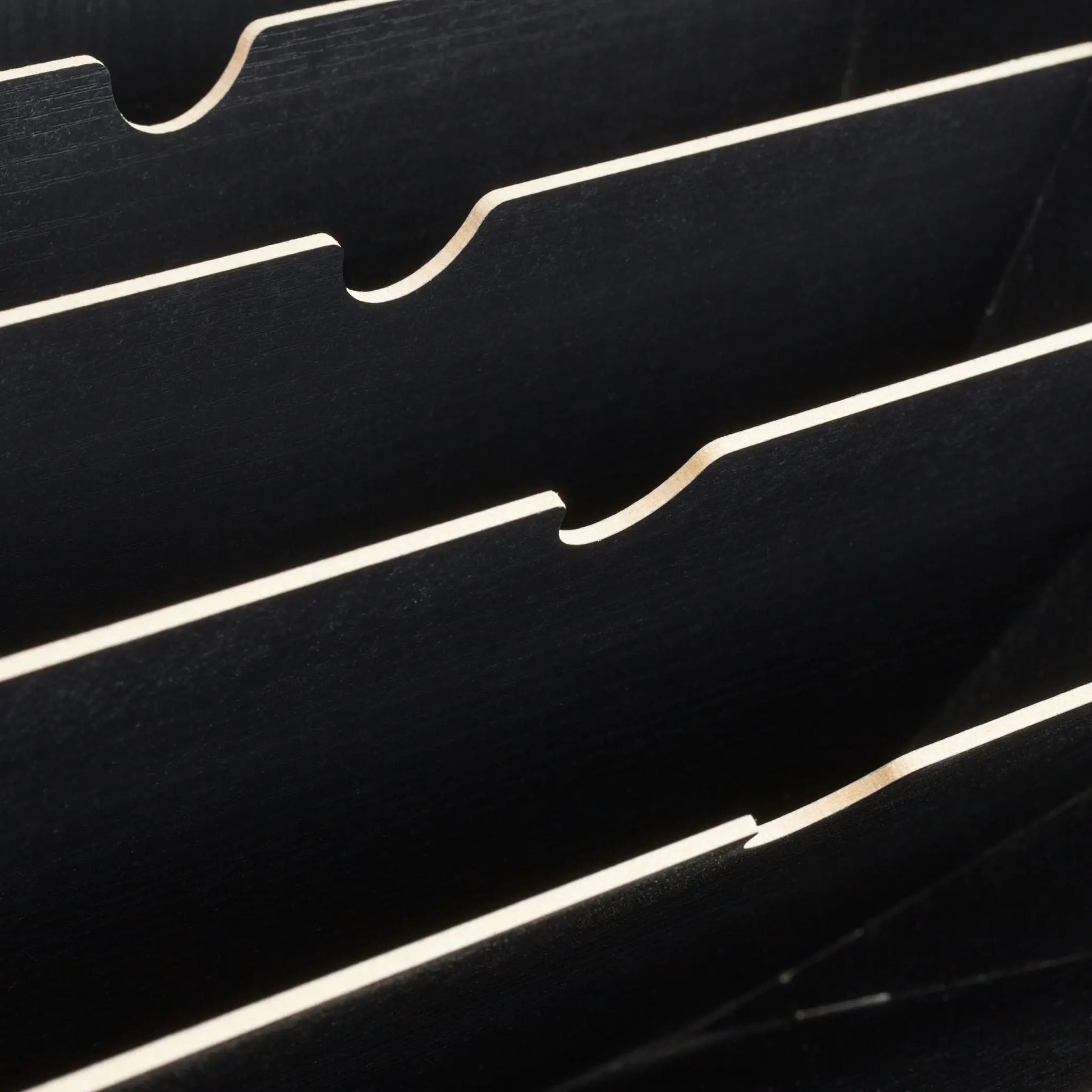 Dokumentenablage 6 Fächer Schwarz von Relaxdays