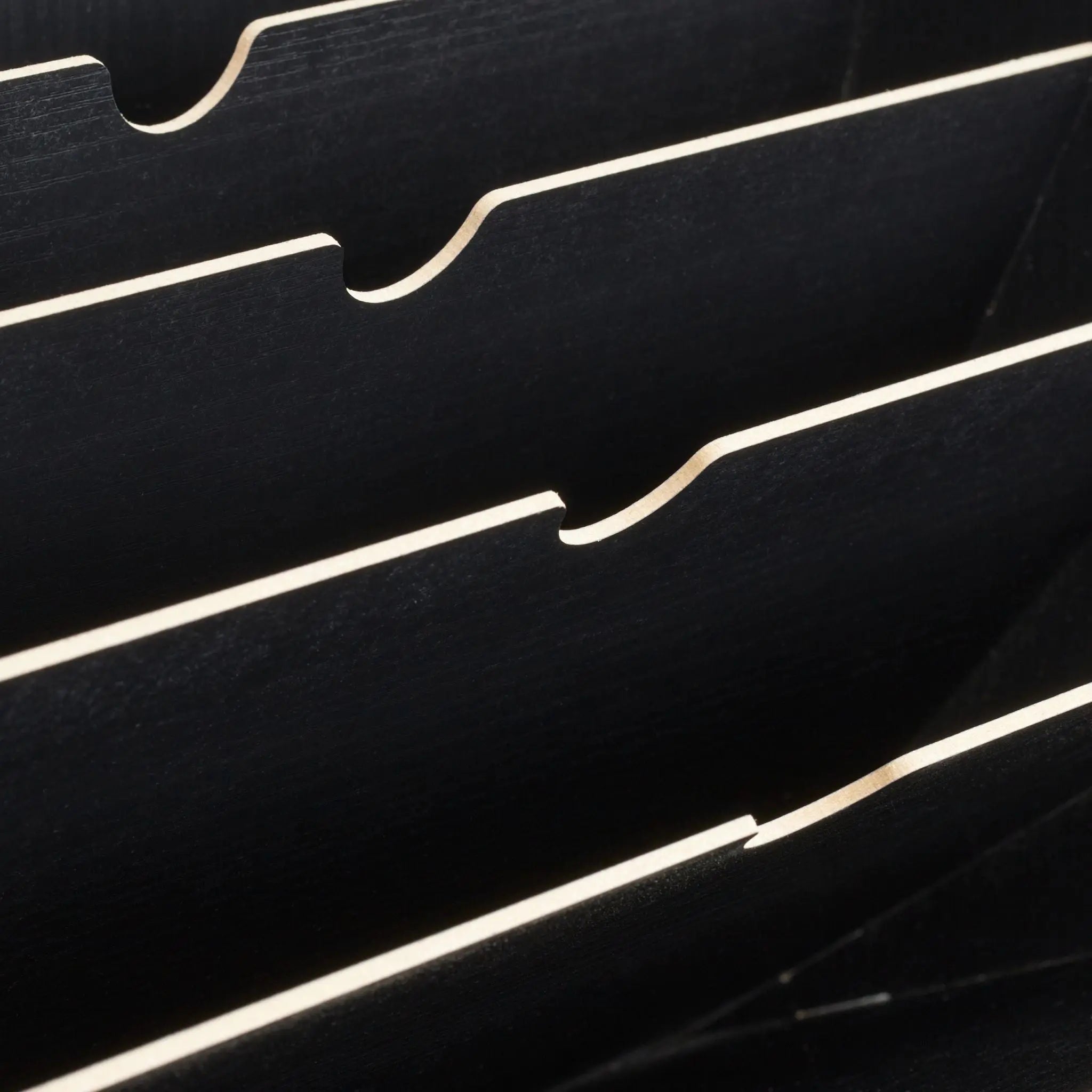 Dokumentenablage 6 Fächer Schwarz von Relaxdays