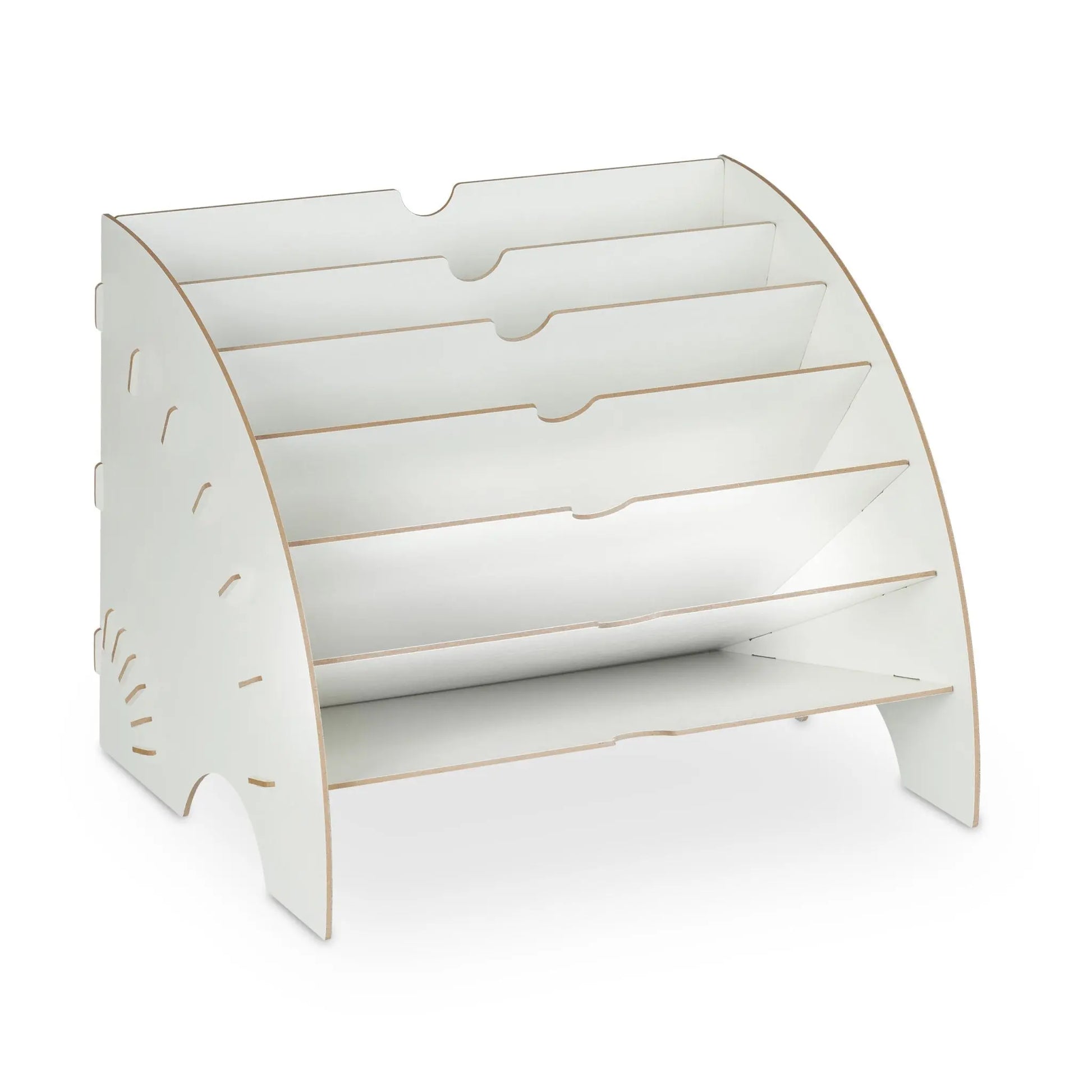 Dokumentenablage 6 Fächer Weiss von Relaxdays