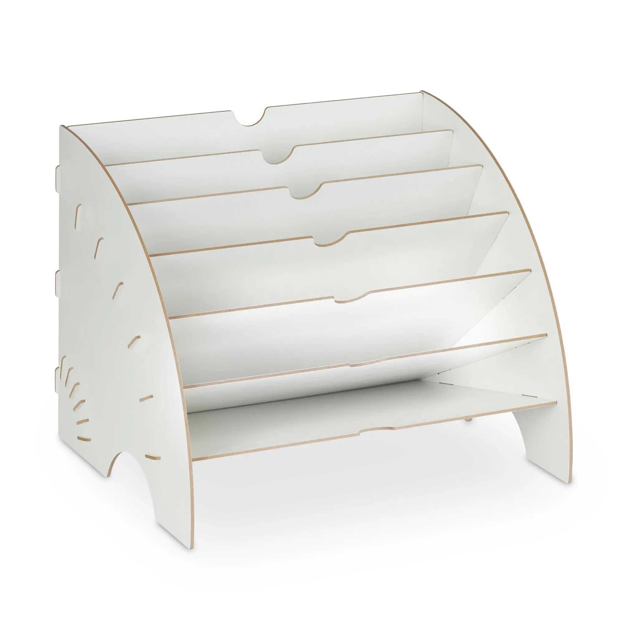 Dokumentenablage 6 Fächer Weiss von Relaxdays