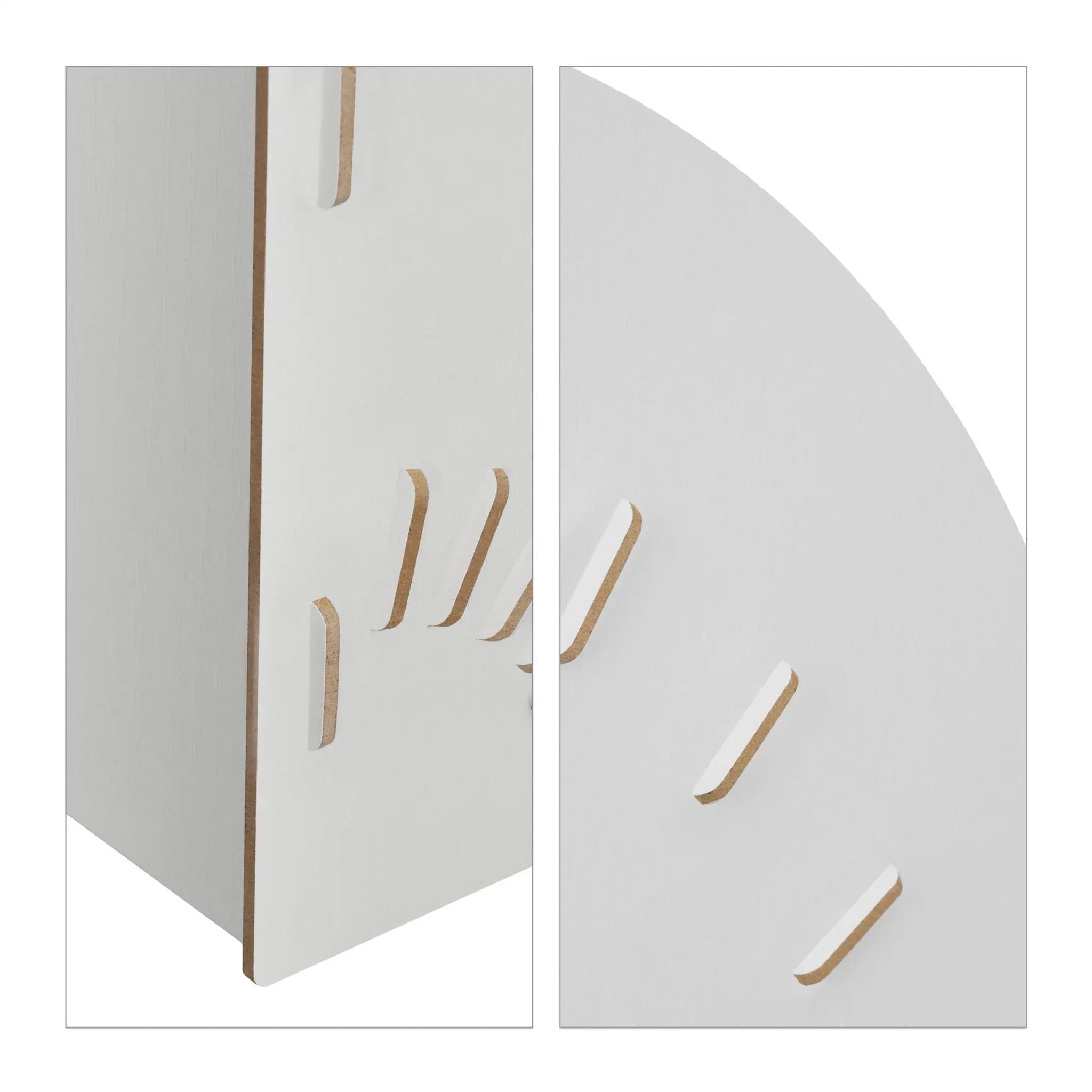 Dokumentenablage 6 Fächer Weiss von Relaxdays