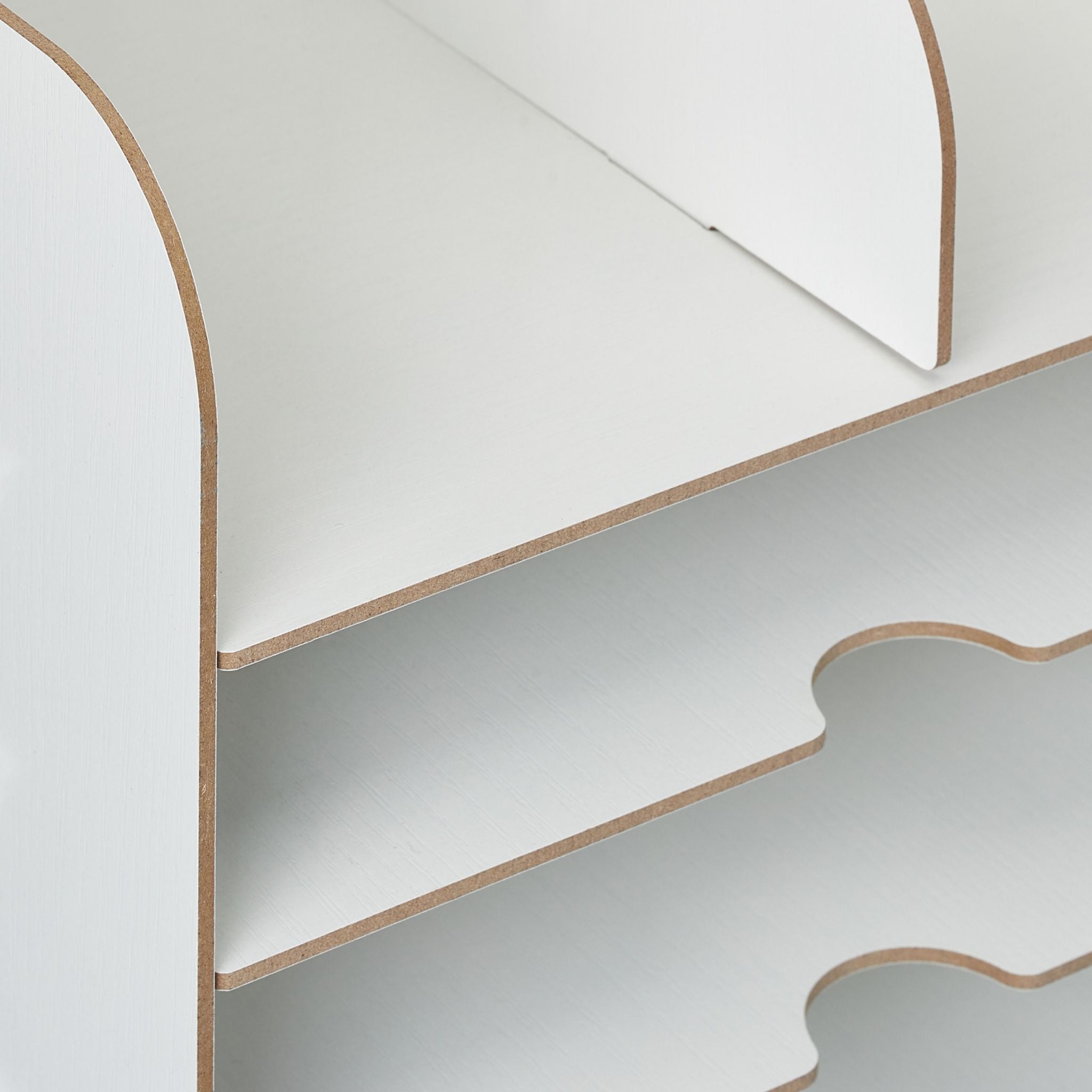 Schreibtisch Organizer mit Ablagefächern Weiss von Relaxdays