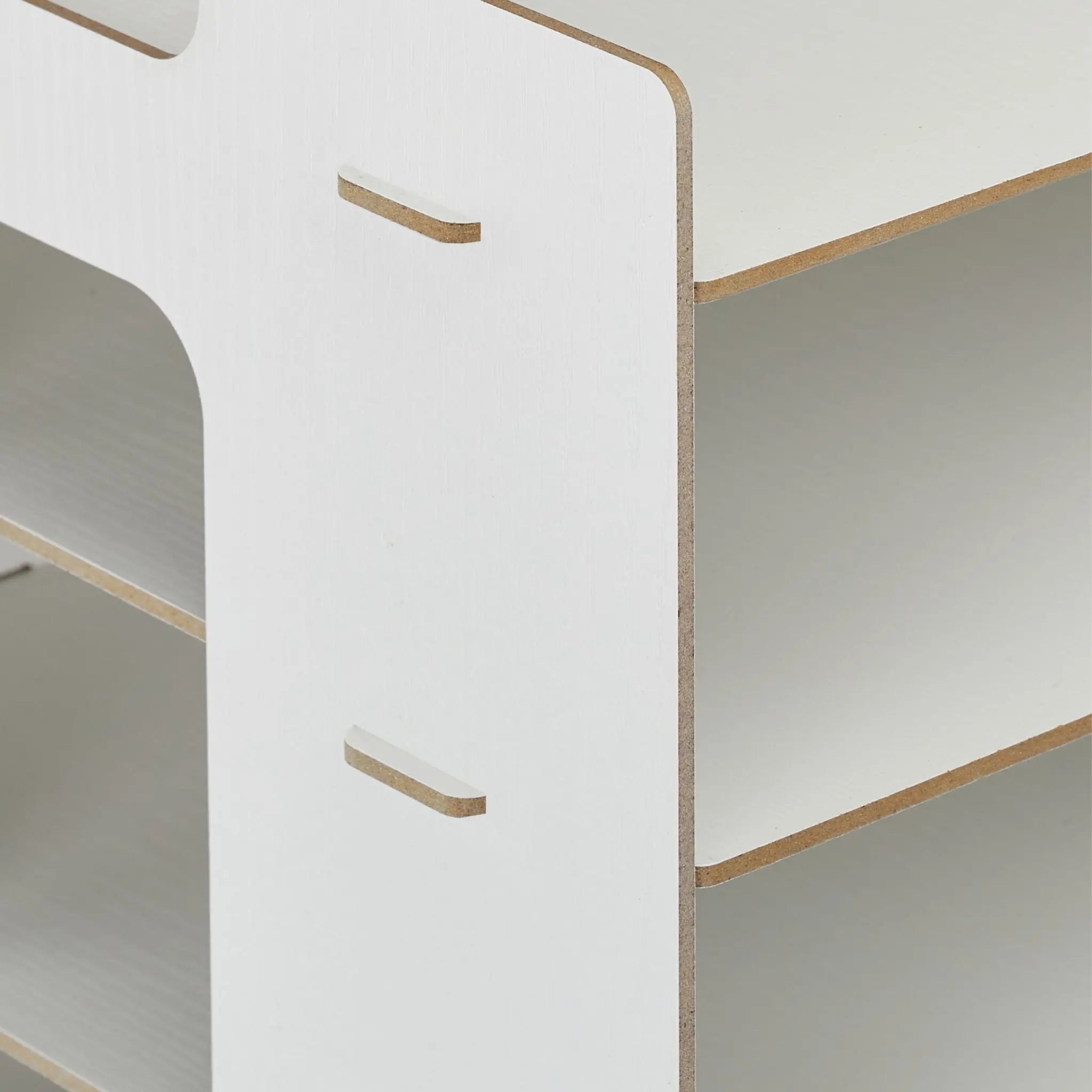Briefablage MDF mit 3 Fächern Weiss von Relaxdays