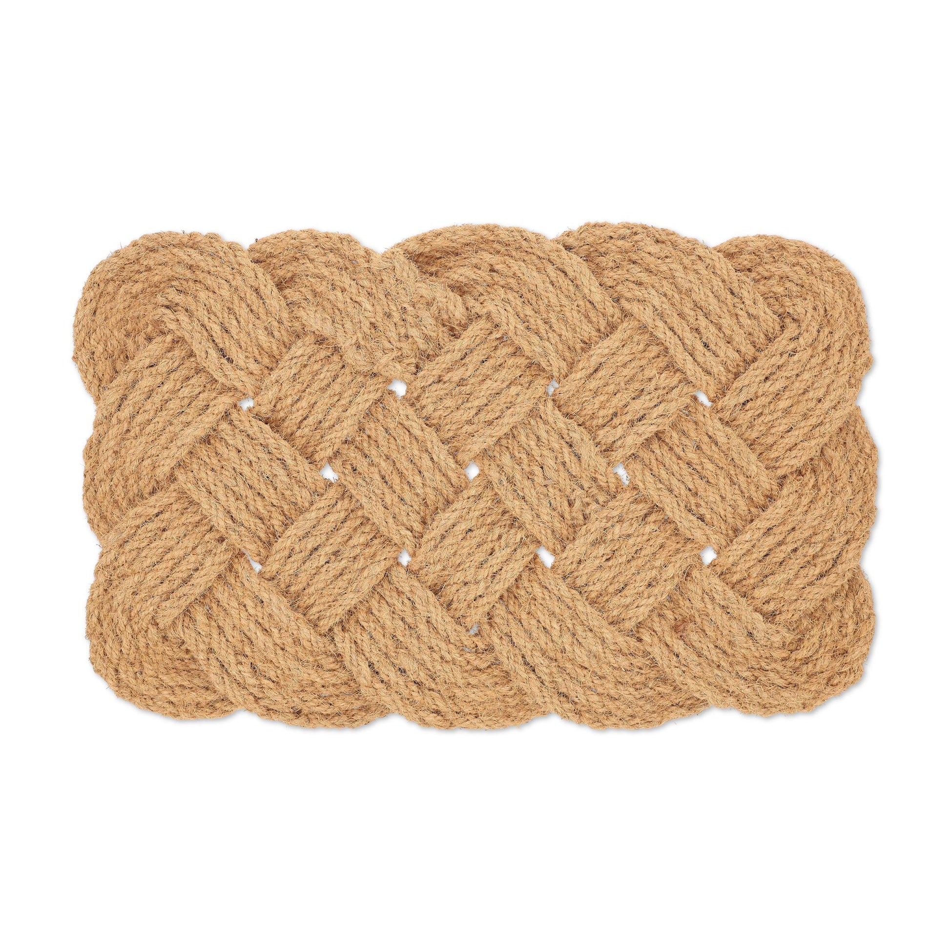 Fussmatte Kokos Knoten Beige von Relaxdays