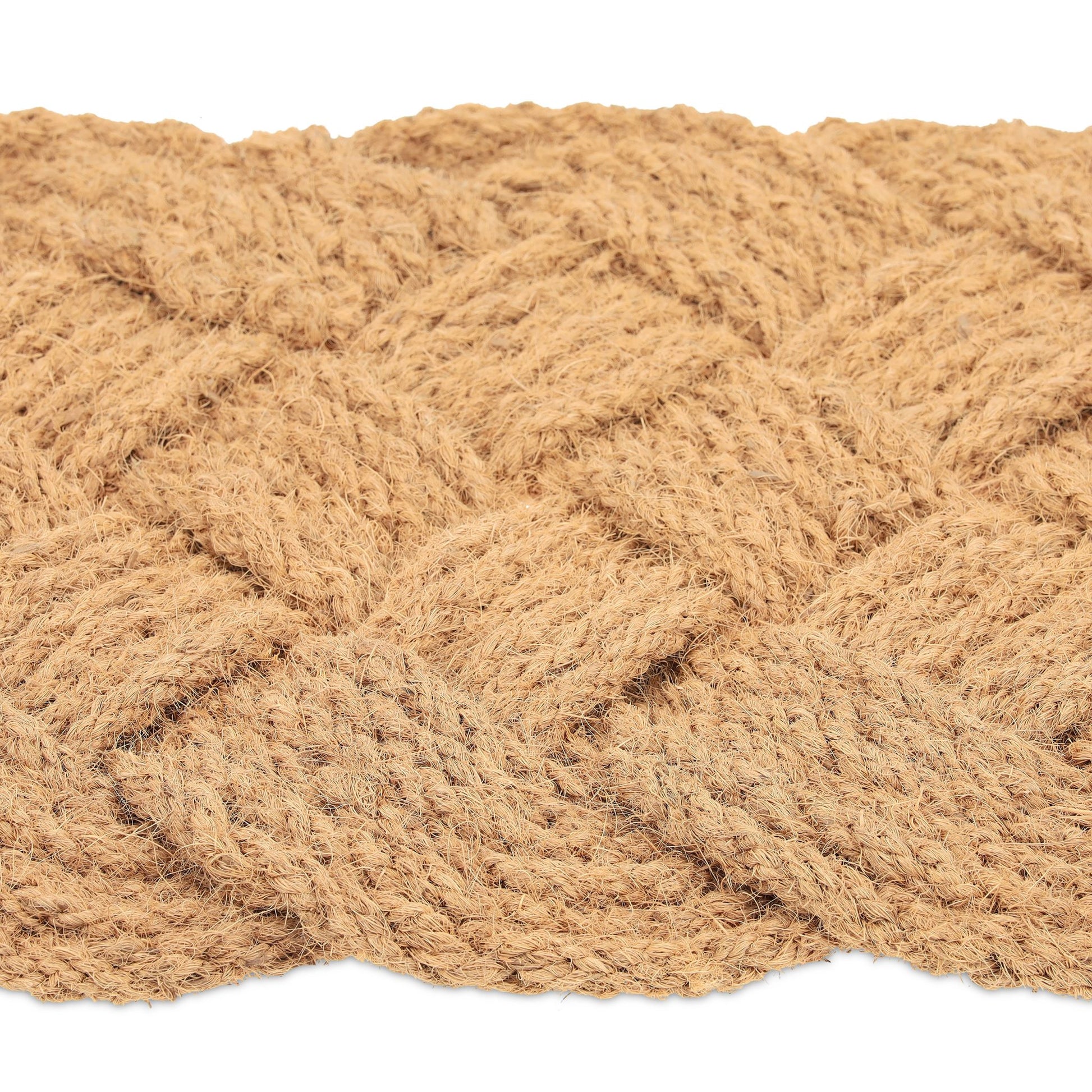 Fussmatte Kokos Knoten Beige von Relaxdays