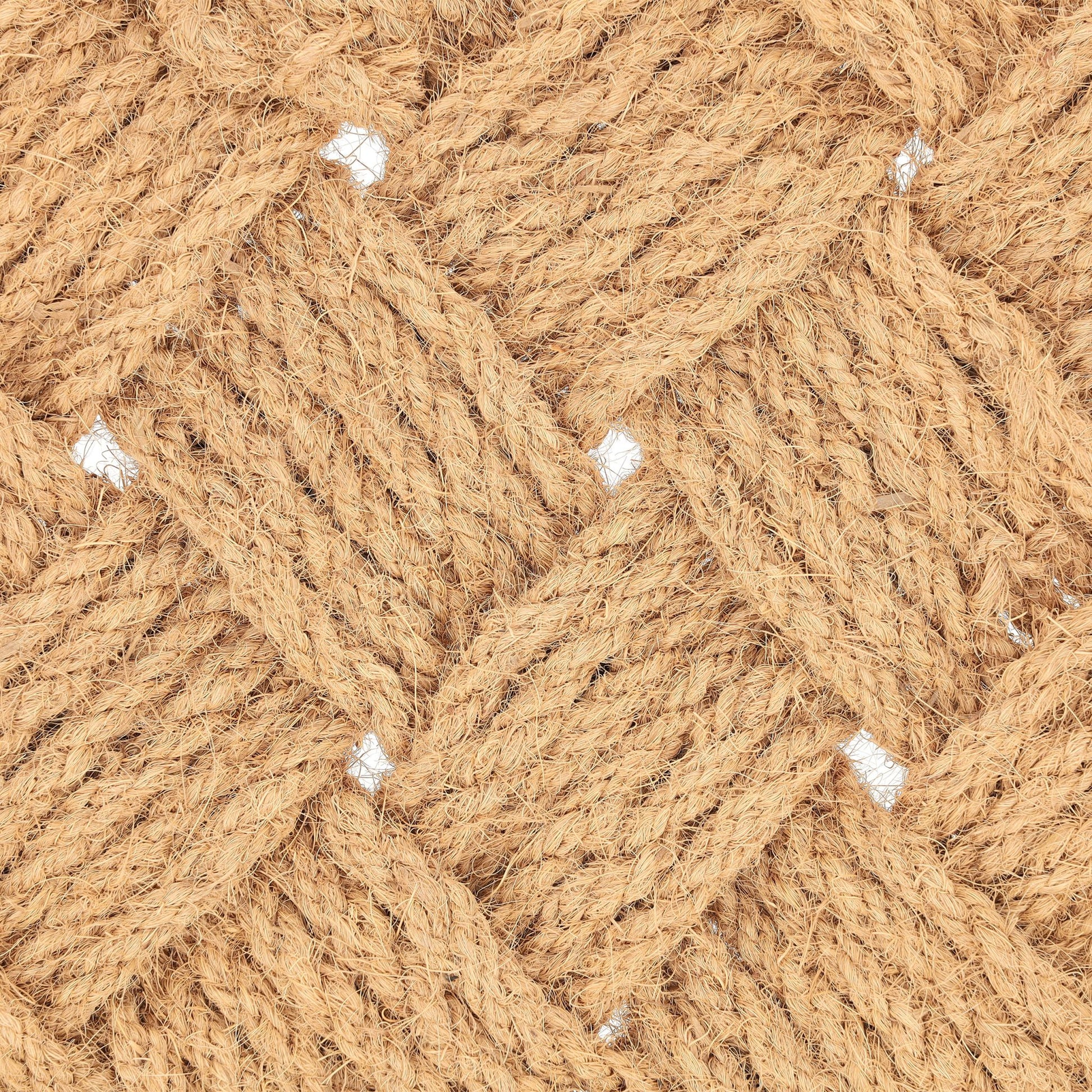 Fussmatte Kokos Knoten Beige von Relaxdays