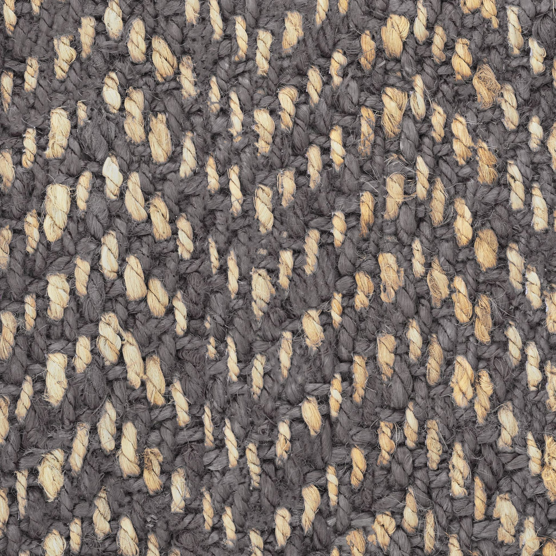 Jute Teppich 60x90cm Anthrazit-Beige von guteszeug.ch