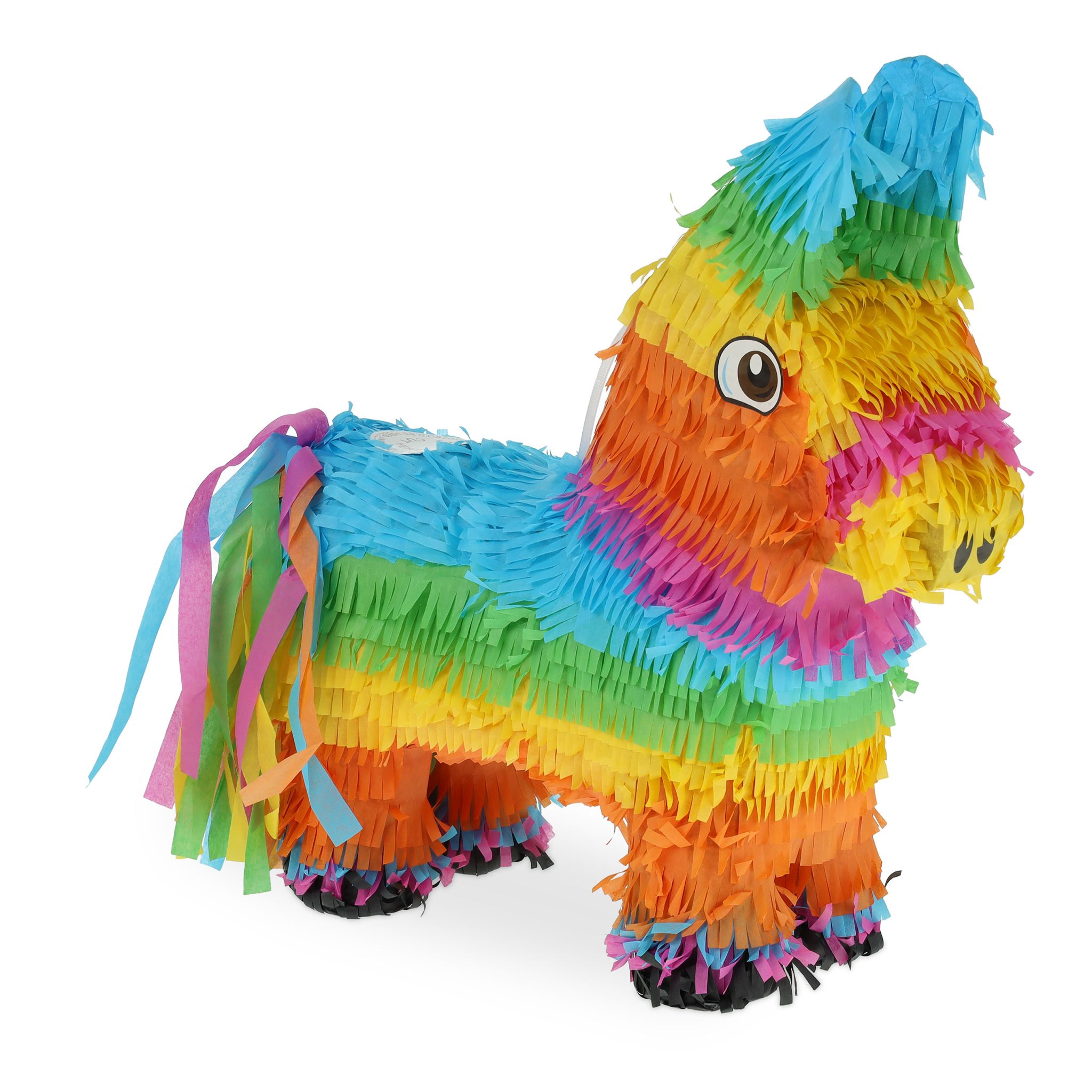 Pinata Esel Blau-Gelb-Orange von Relaxdays