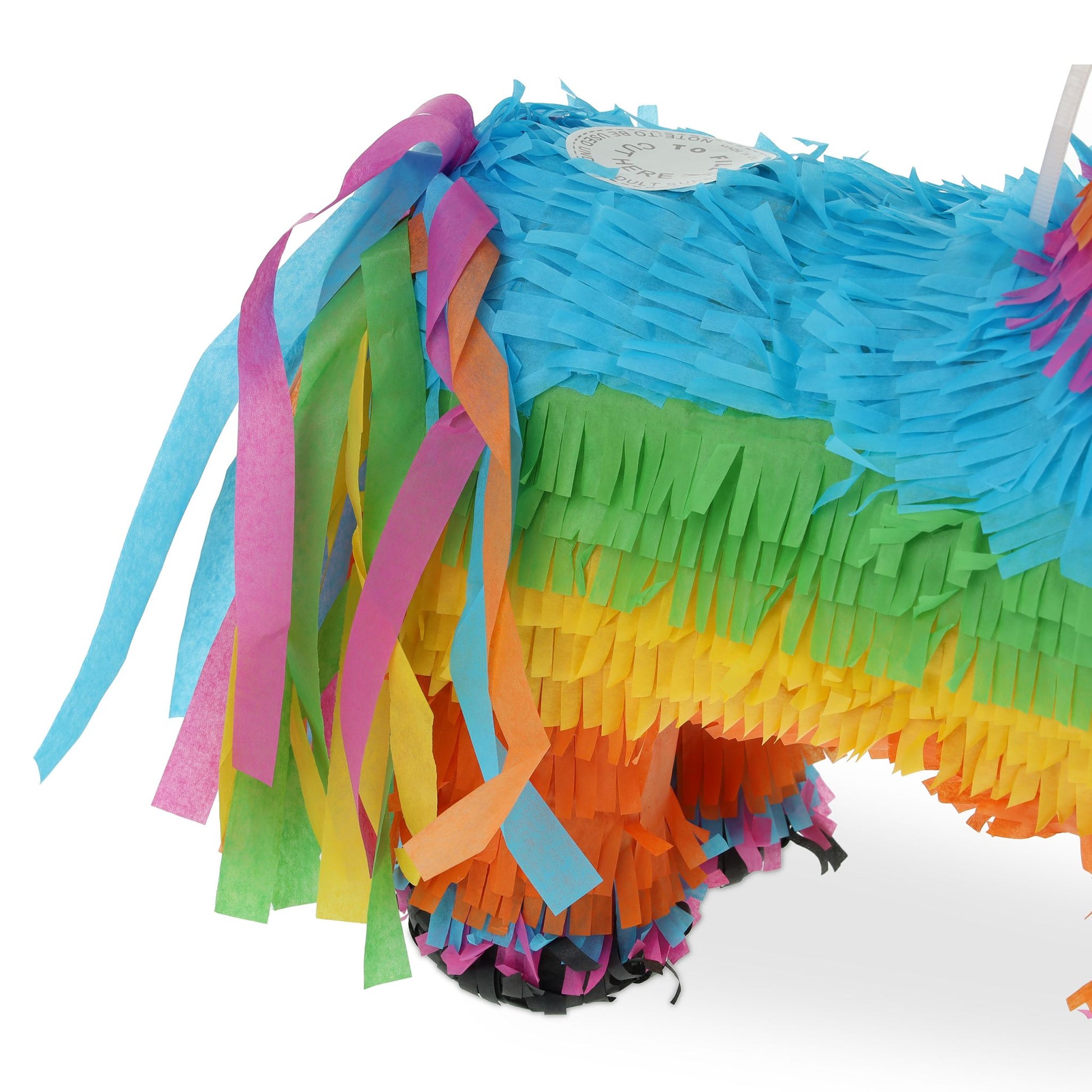 Pinata Esel Blau-Gelb-Orange von Relaxdays