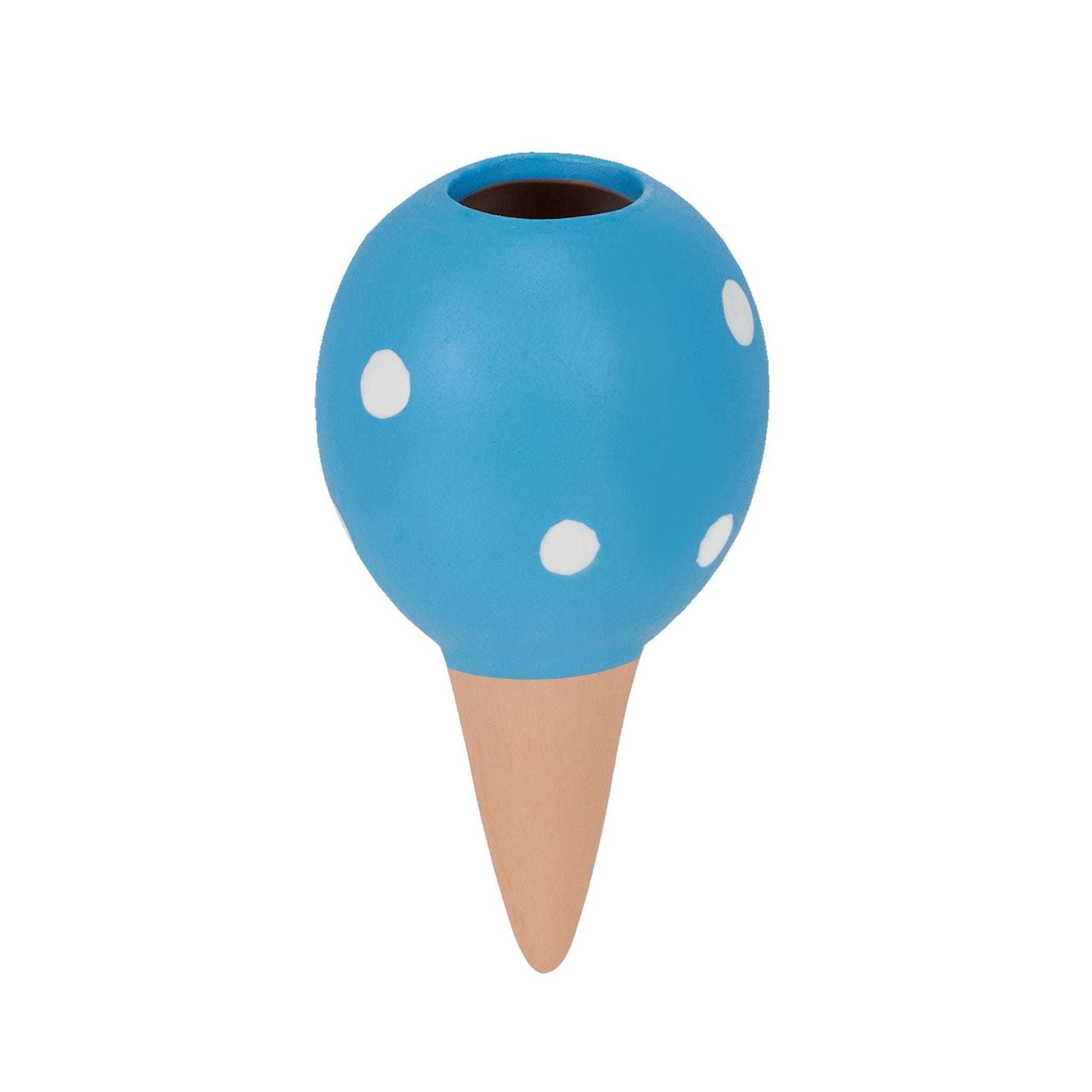 Tonkegel 4er-Set Weiss-Hellblau-Hellbraun von Relaxdays