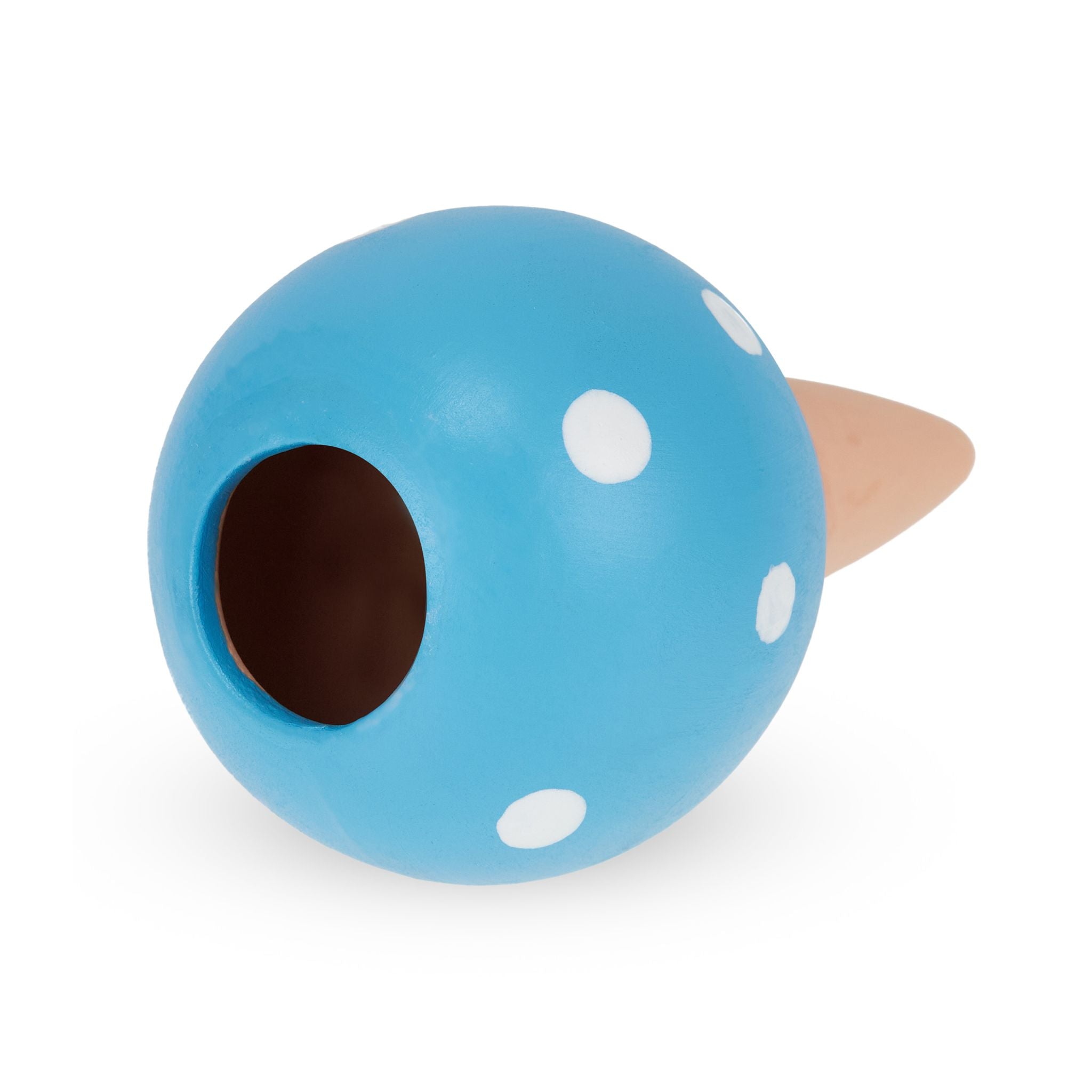 Tonkegel 4er-Set Weiss-Hellblau-Hellbraun von Relaxdays