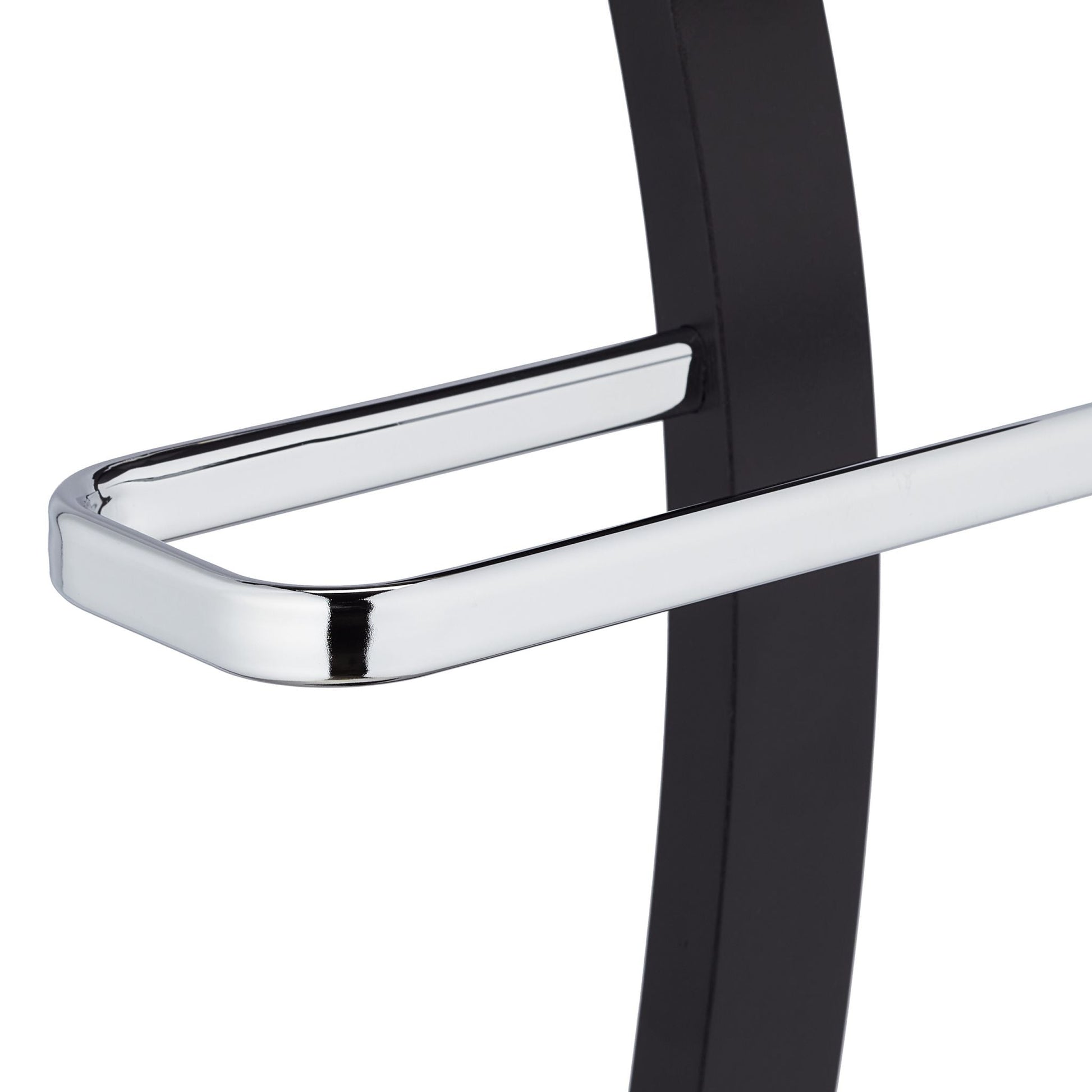 Herrendiener in Schwarz Schwarz-Silber von Relaxdays