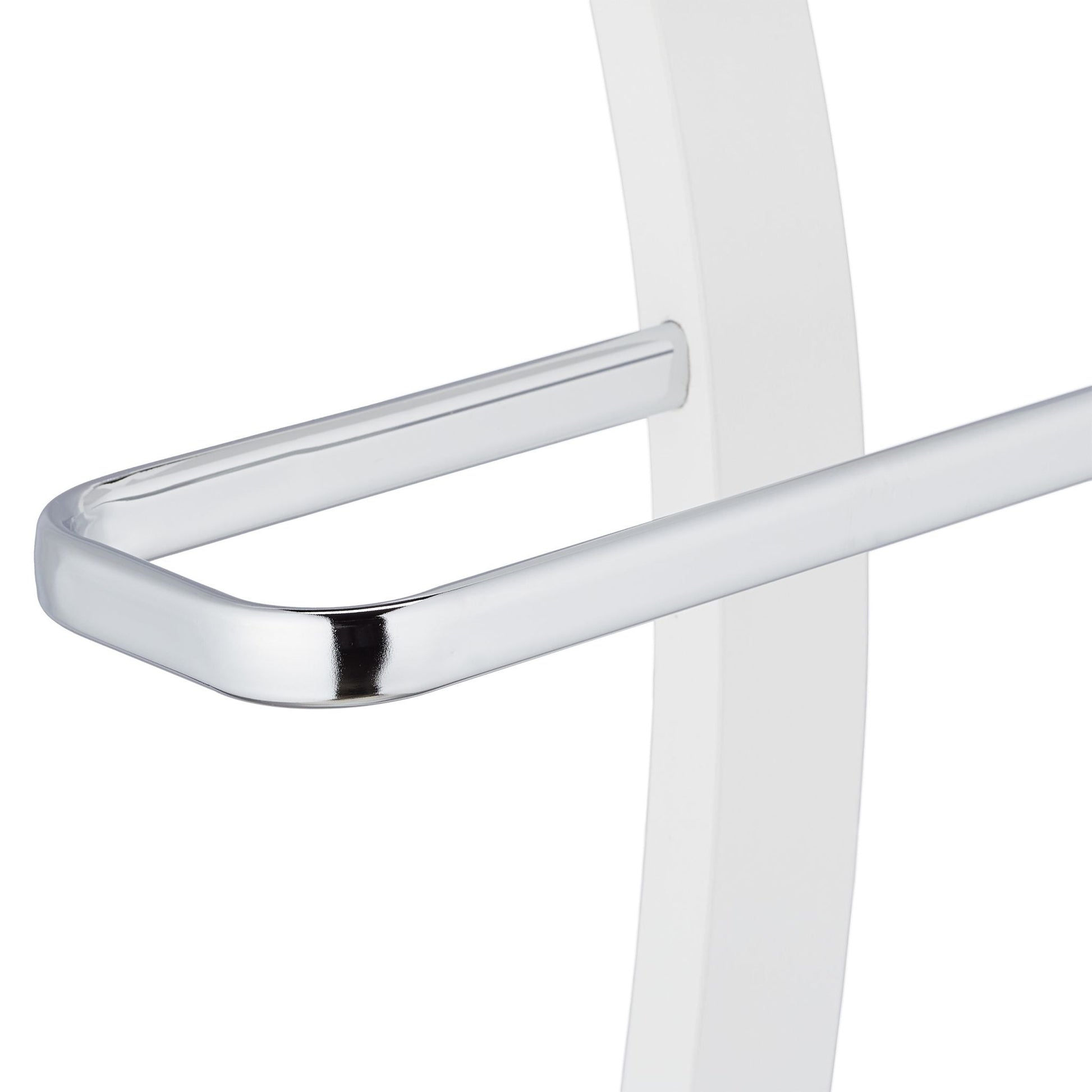 Herrendiener in Weiss Weiss-Silber von Relaxdays