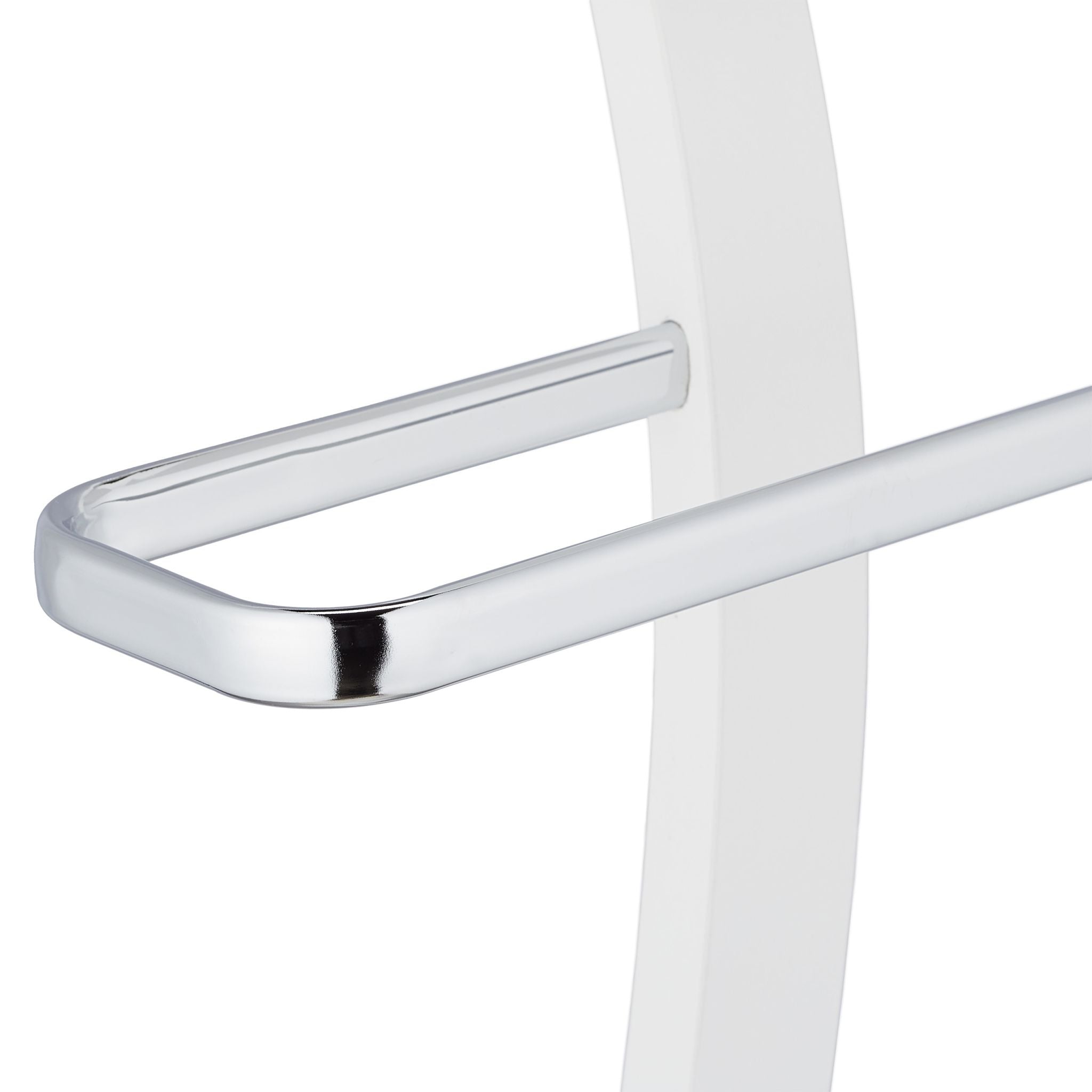 Herrendiener in Weiss Weiss-Silber von Relaxdays