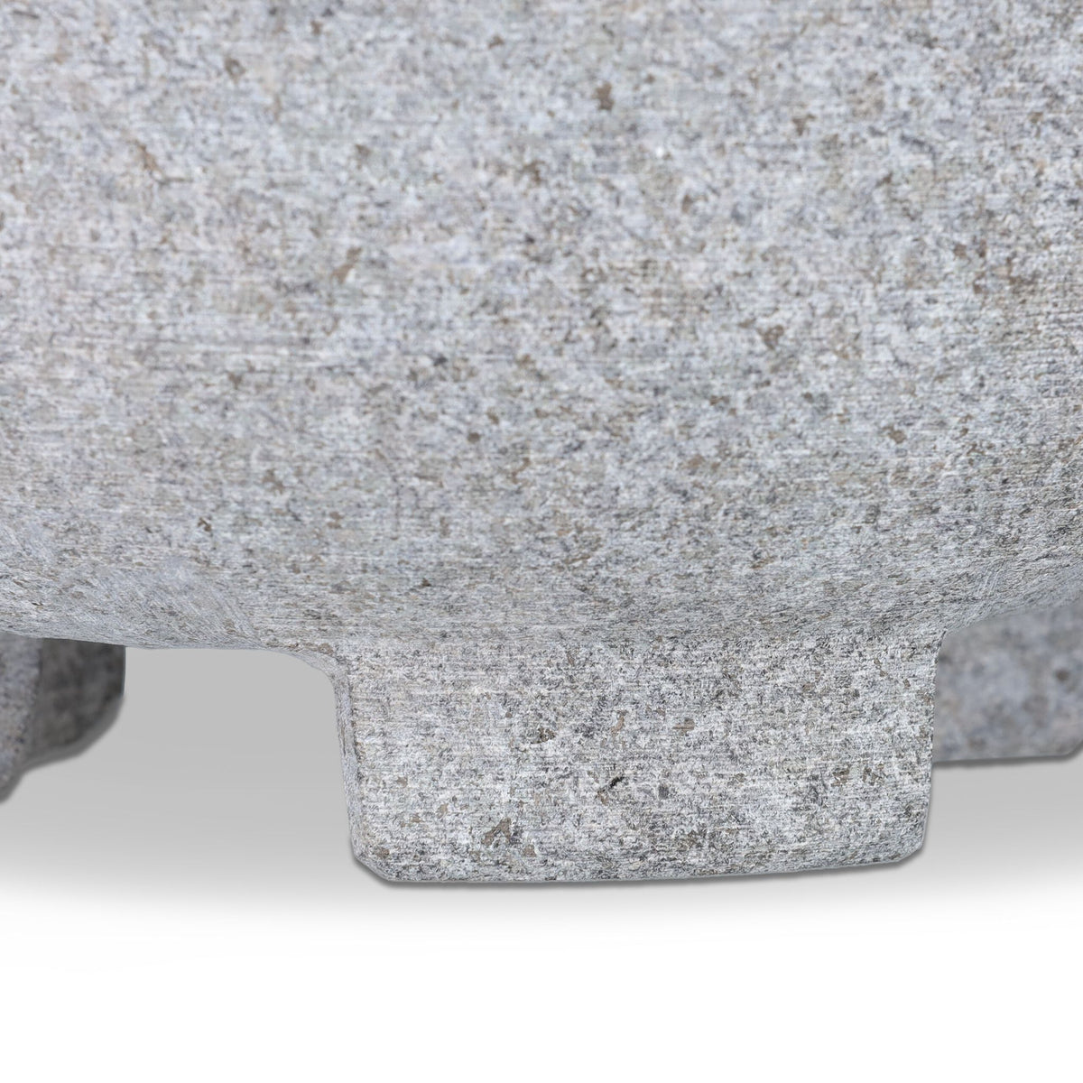 Mörser mit Stössel Granit Grau von Relaxdays