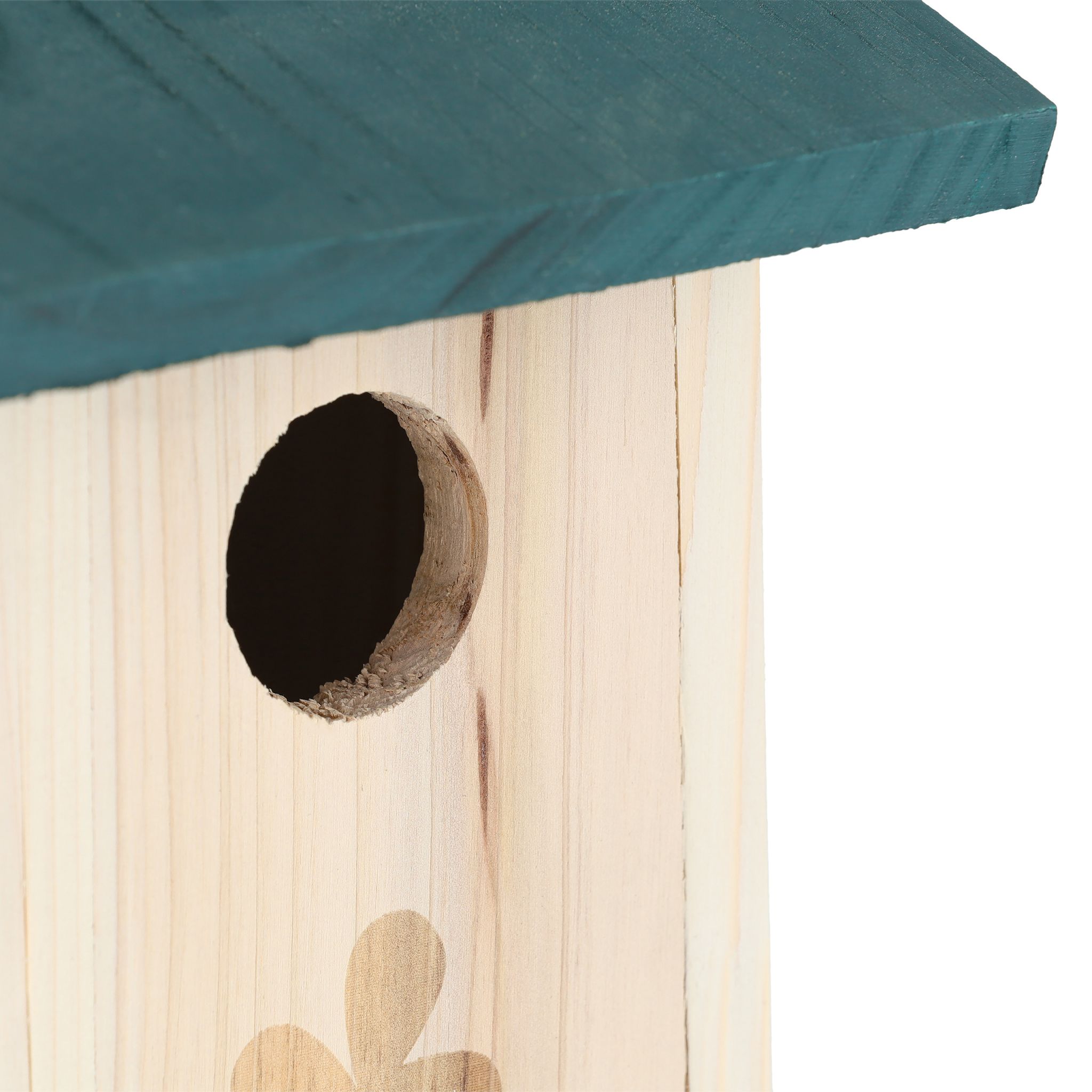 Nistkasten für Vögel Dunkelgrün-Hellbraun von Relaxdays