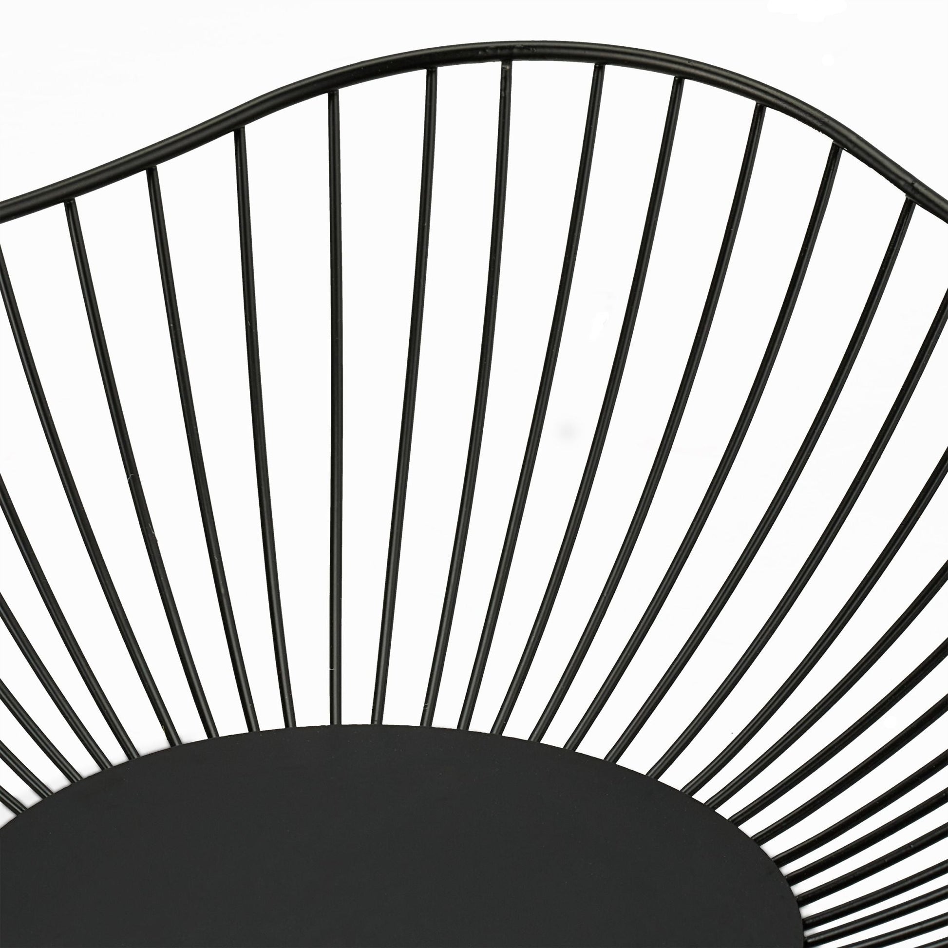 Dekorative Obstschale Metall Schwarz von Relaxdays