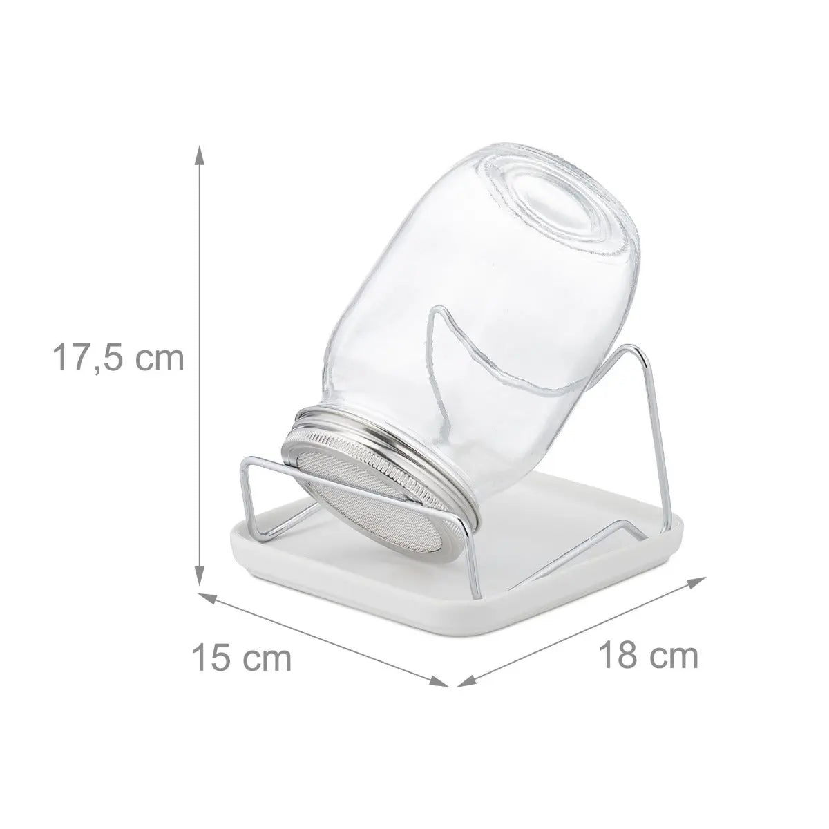 Sprossenglas 3 teiliges Keimglas Set von guteszeug.ch
