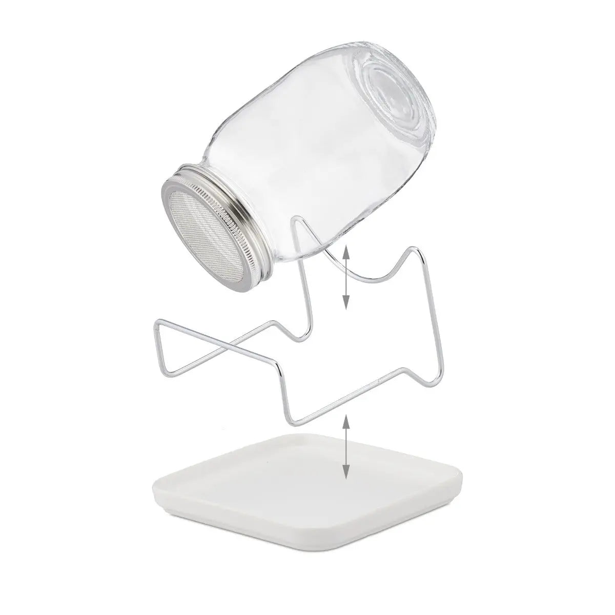 Sprossenglas 3 teiliges Keimglas Set von guteszeug.ch