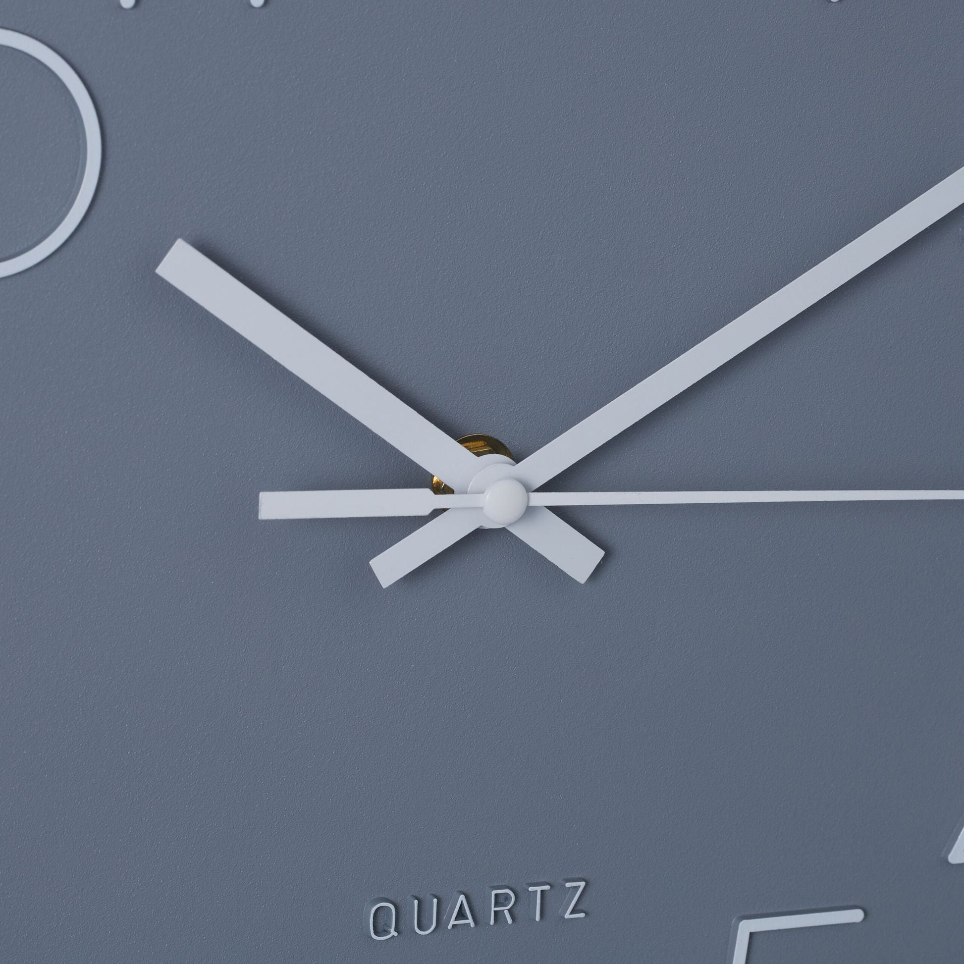 Wanduhr modern Weiss-Silber-Grau von Relaxdays
