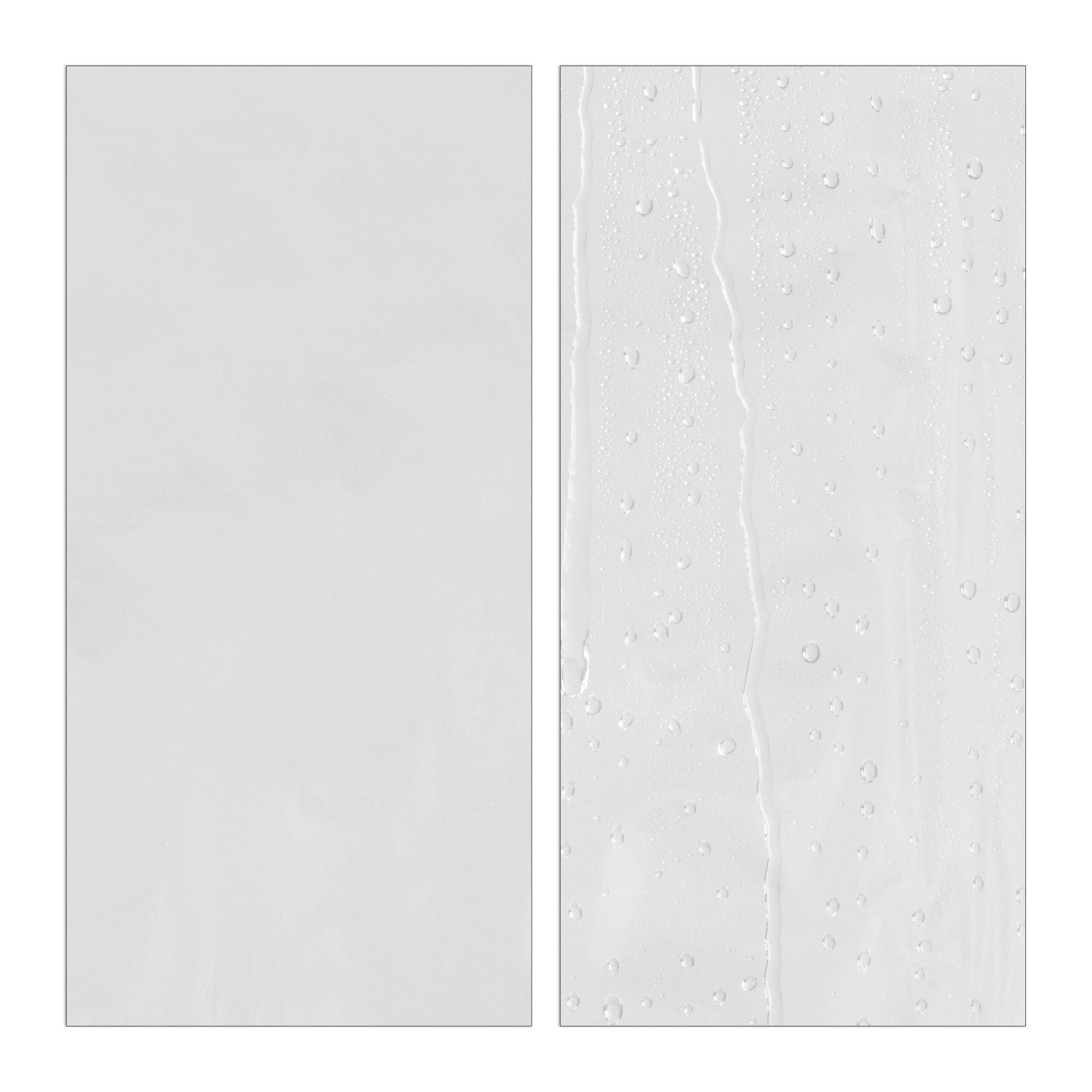 Regenmantel 2er-Set Weiss von Relaxdays