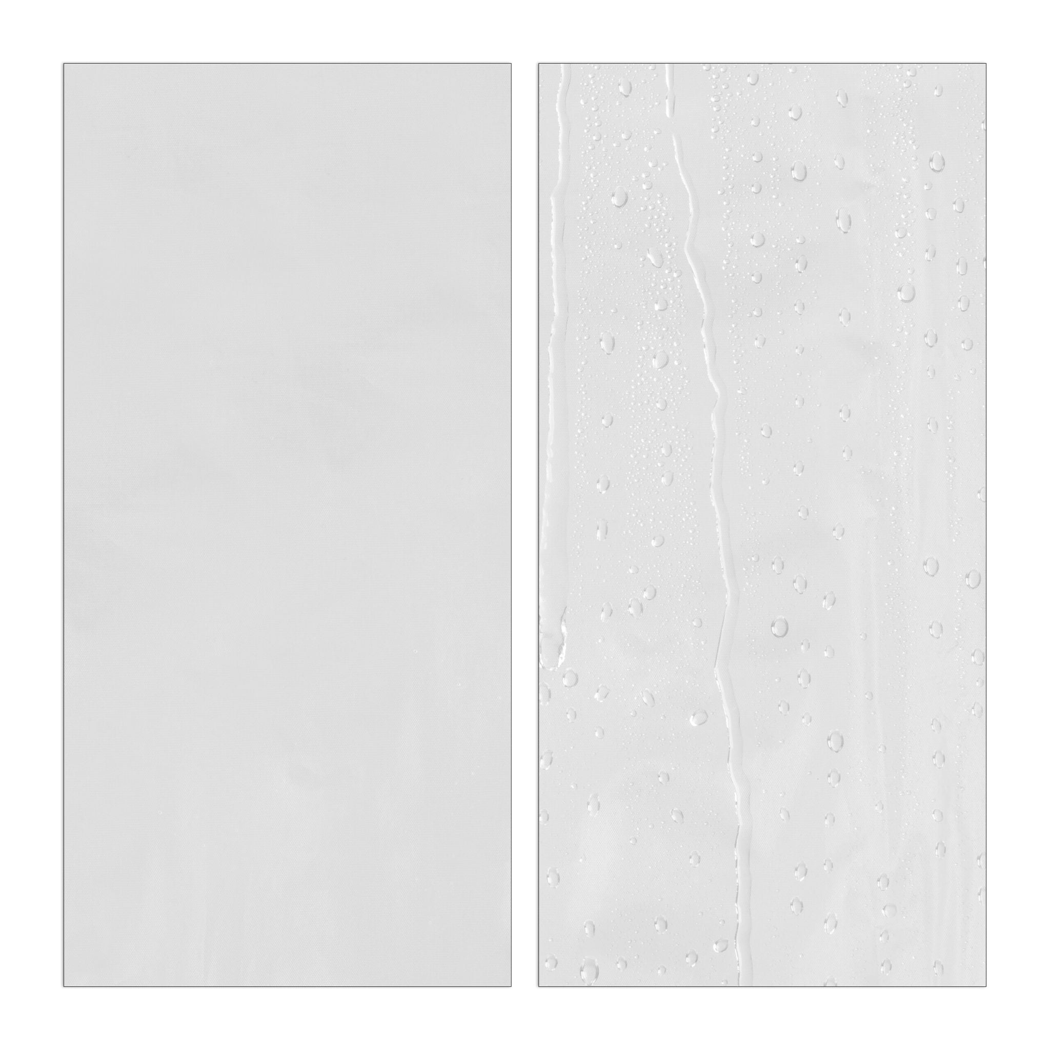Regenmantel 2er-Set Weiss von Relaxdays