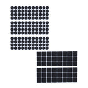 Selbstklebende Filzgleiter 180er Pack Schwarz von Relaxdays