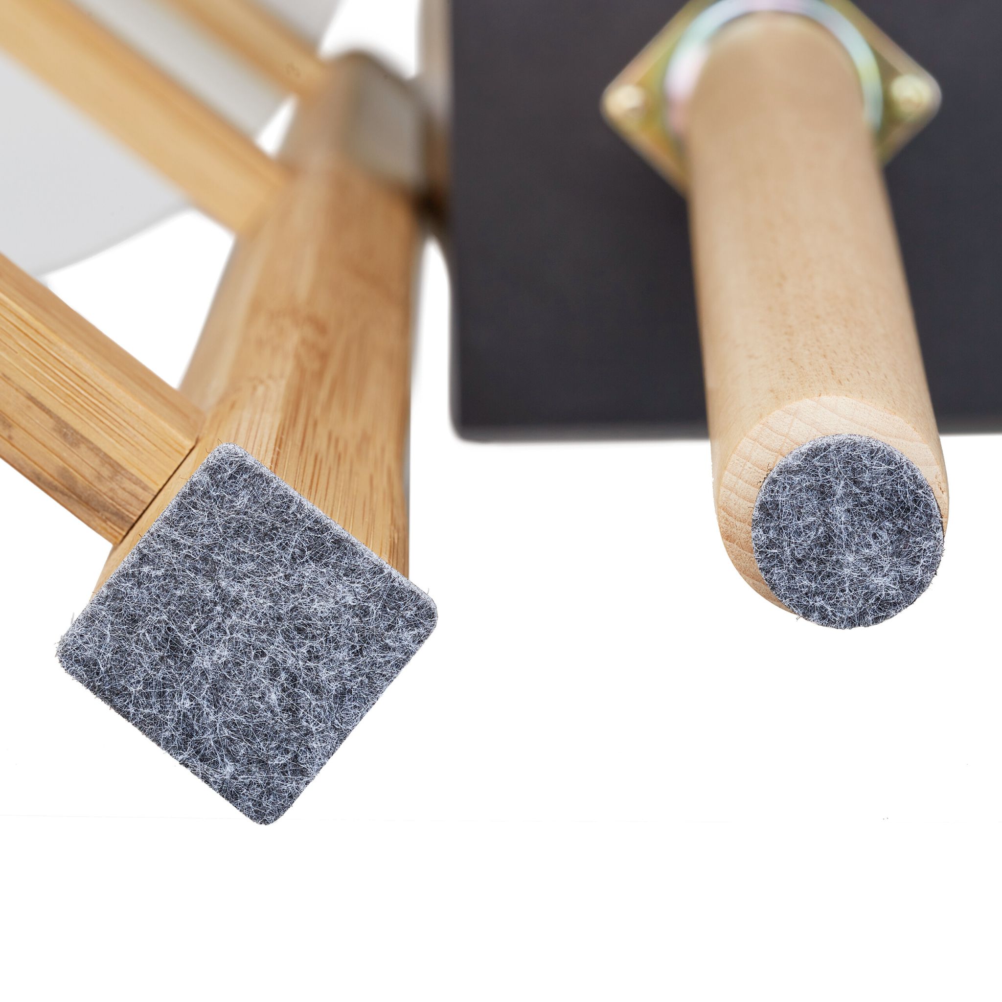 Selbstklebende Filzgleiter 180er Pack Grau von Relaxdays