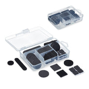 Möbelgleiter Filz & EVA 136er Pack Schwarz von Relaxdays