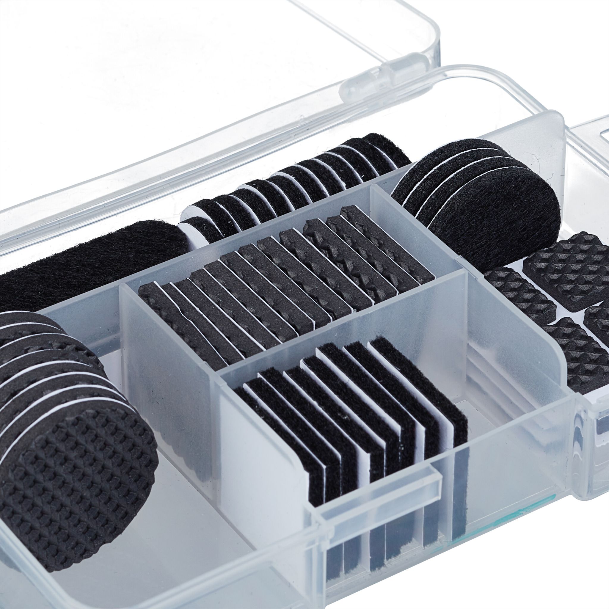 Möbelgleiter Filz & EVA 136er Pack Schwarz von Relaxdays