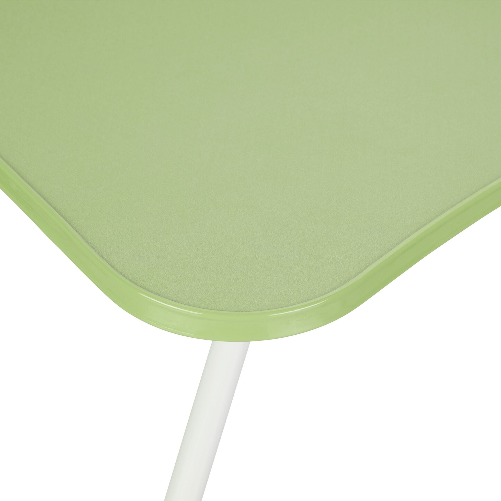 Laptoptisch Weiss-Grün-Schwarz von Relaxdays