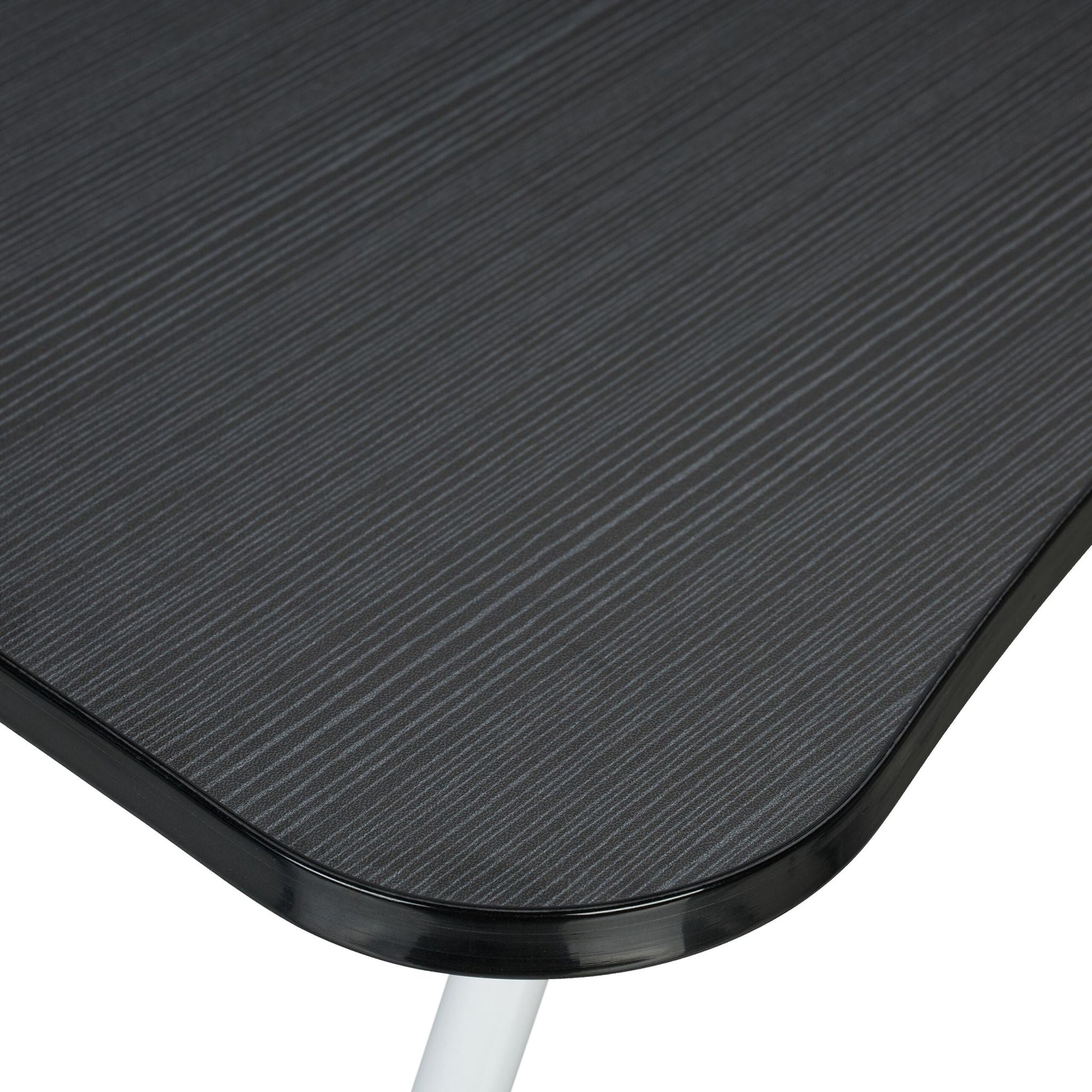 Laptoptisch Weiss-Schwarz von Relaxdays