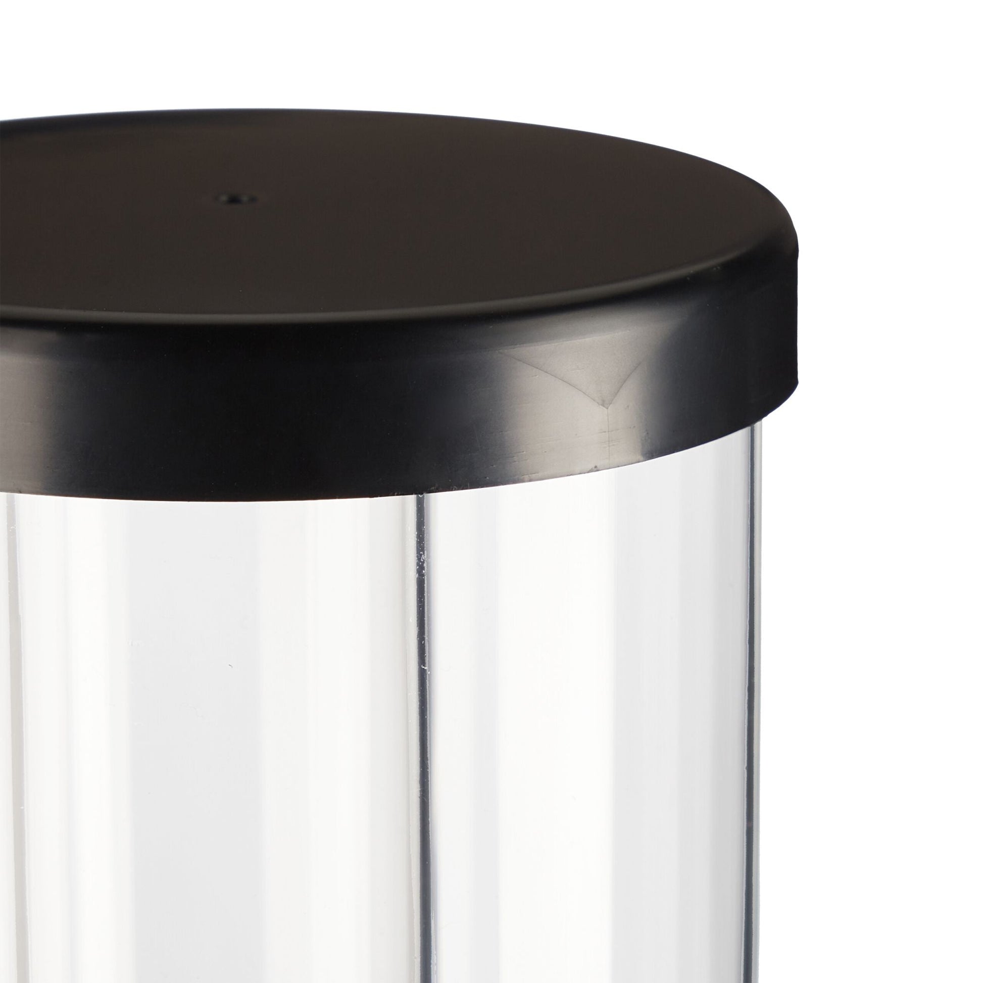 Biersäule mit Zapfhahn 2.5L Schwarz-Transparent von Relaxdays