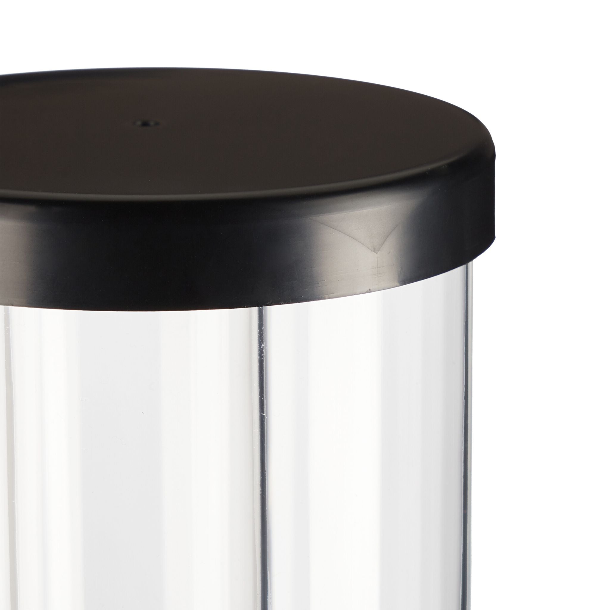 Biersäule mit Zapfhahn 2.5L Schwarz-Transparent von Relaxdays