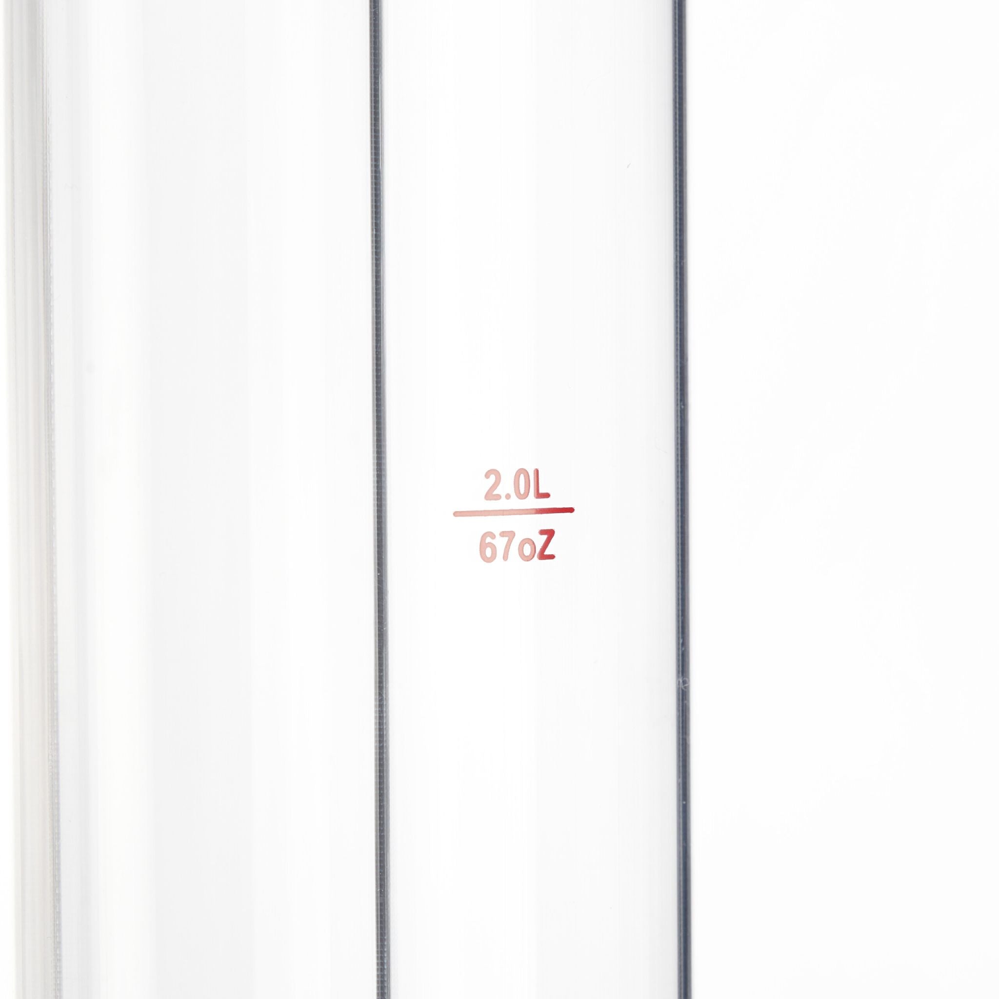 Biersäule mit Zapfhahn 3L Schwarz-Transparent von Relaxdays