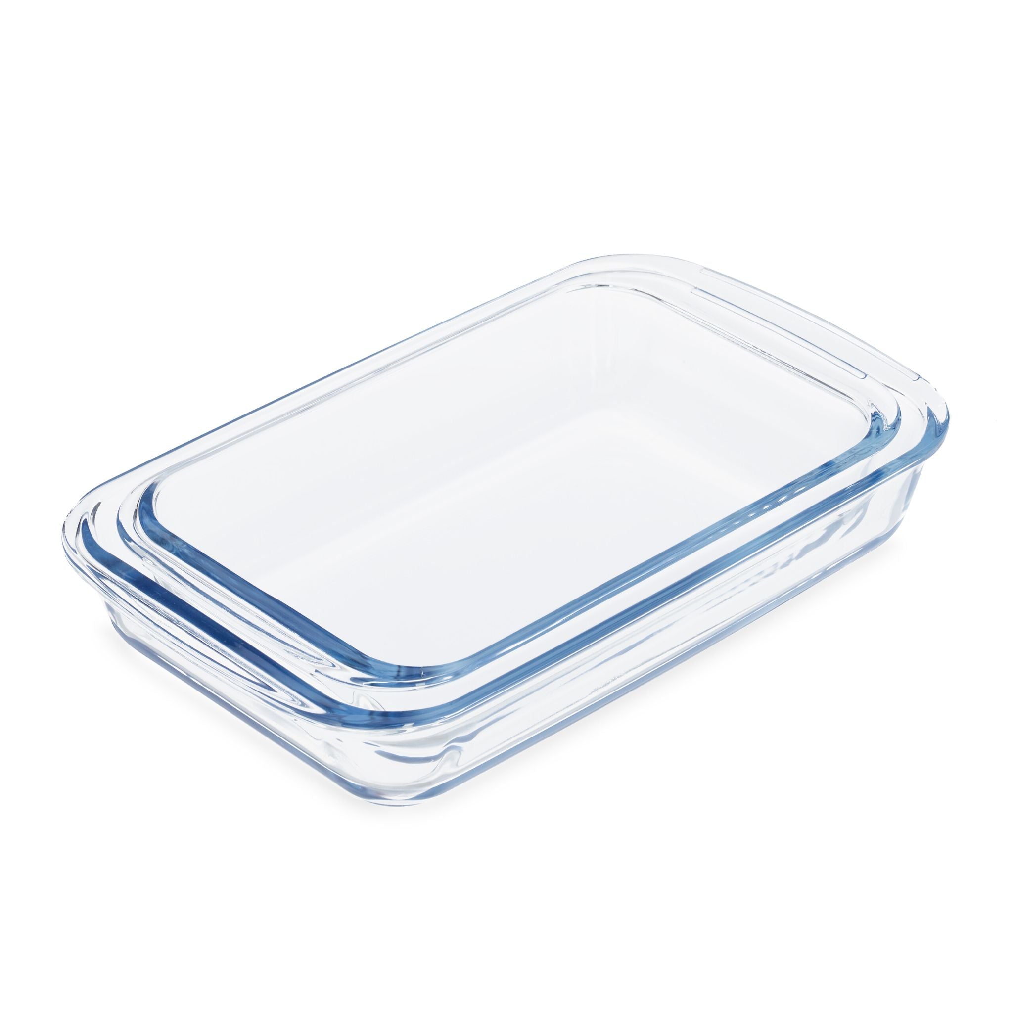 Auflaufform 2er-Set Glas Transparent von Relaxdays