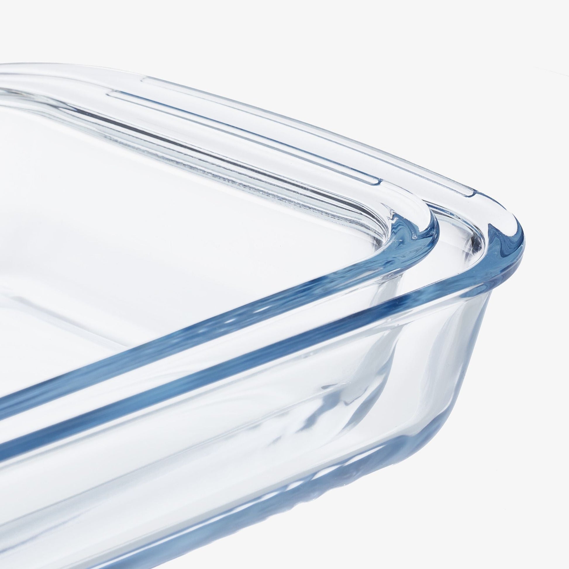 Auflaufform 2er-Set Glas Transparent von Relaxdays