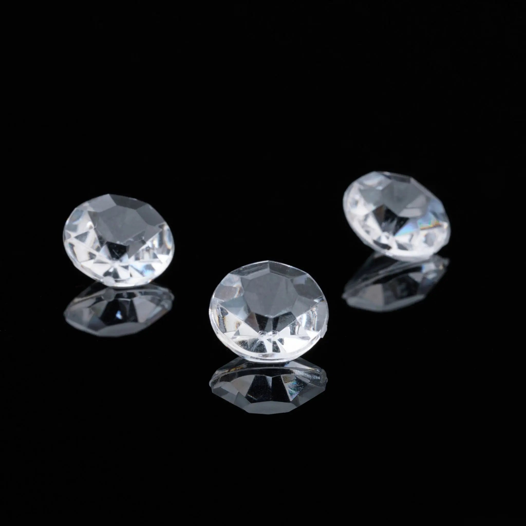 Deko Diamanten 1700 Stück Transparent von Relaxdays