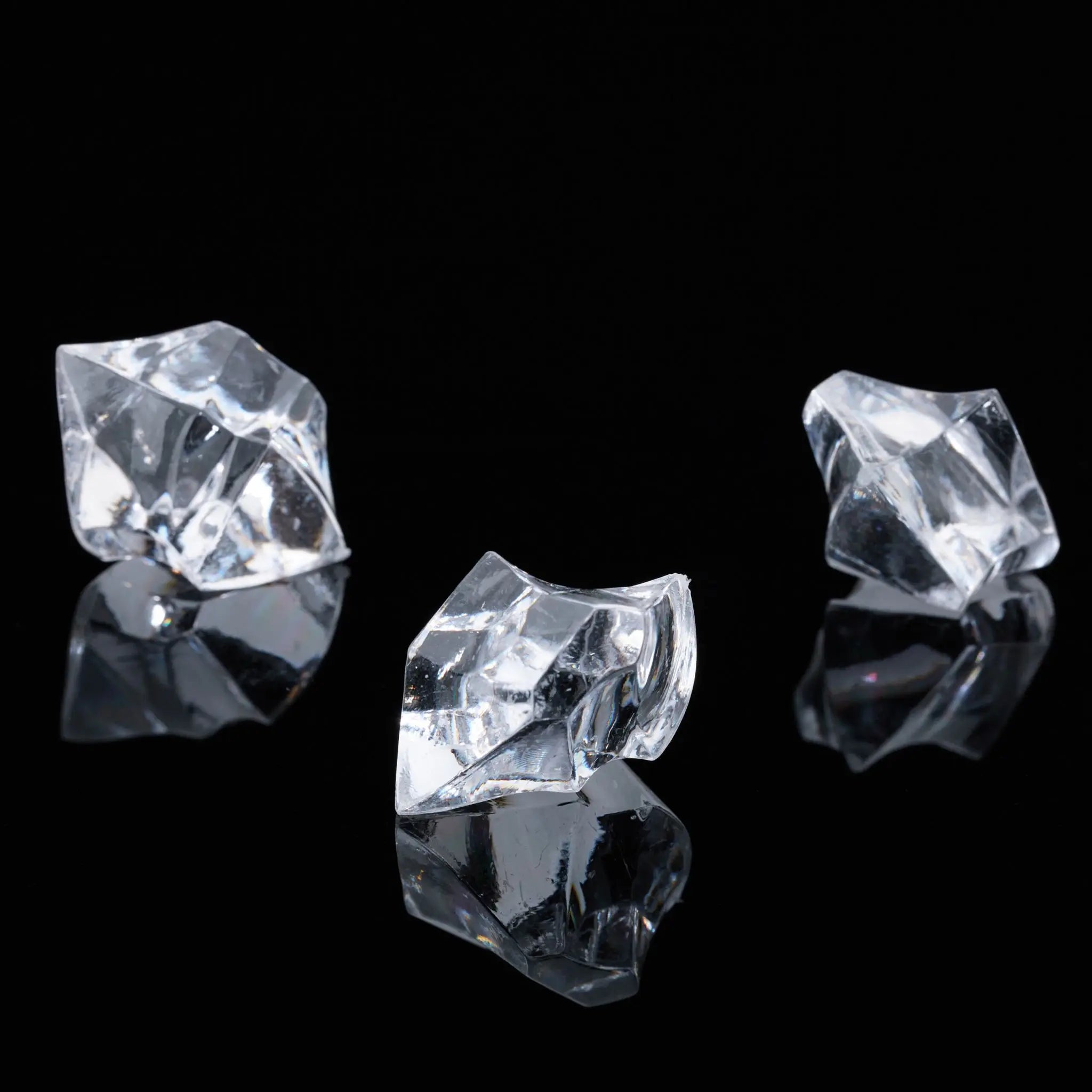 Deko Diamanten 180 Stück Transparent von Relaxdays