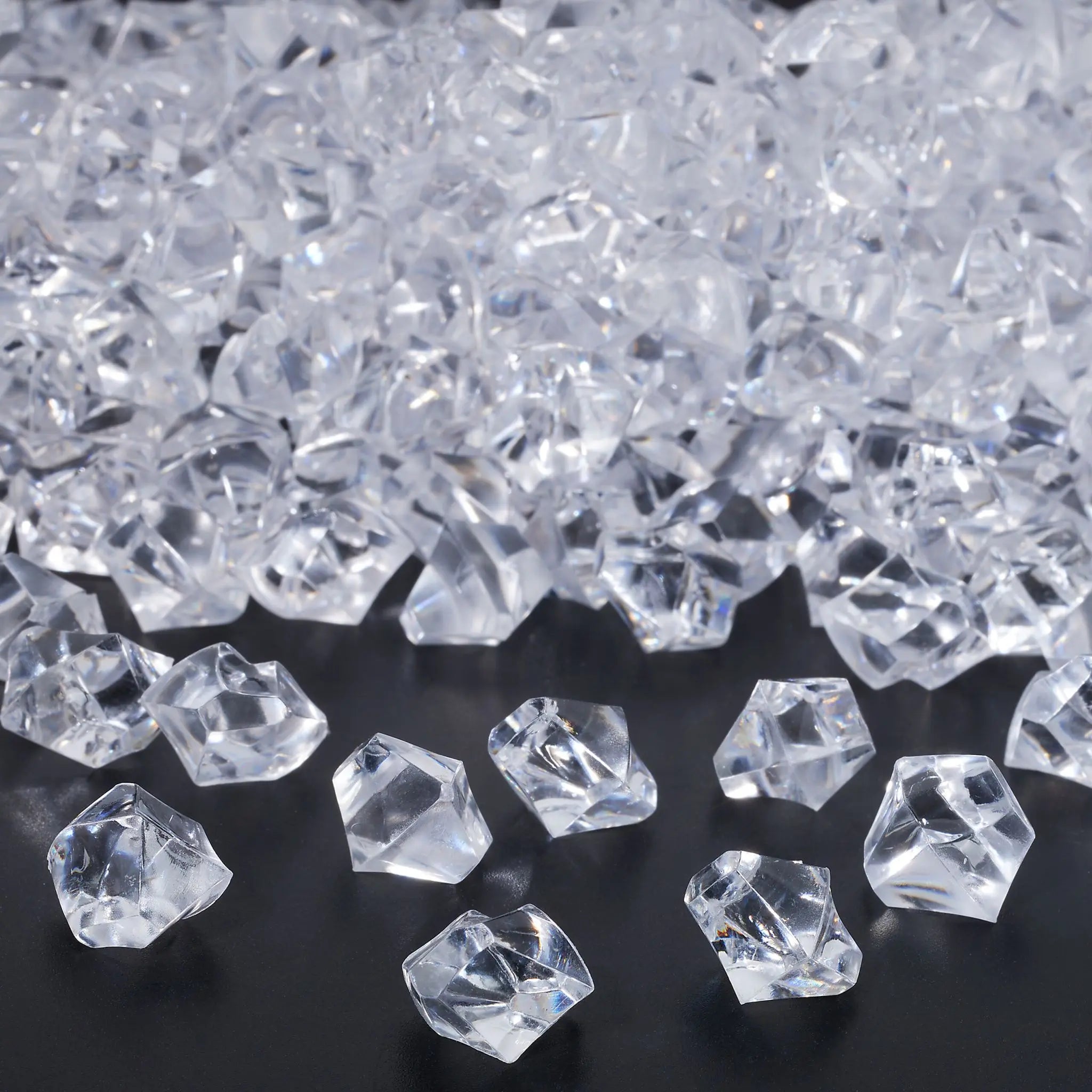 Deko Diamanten 900 Stück Transparent von Relaxdays