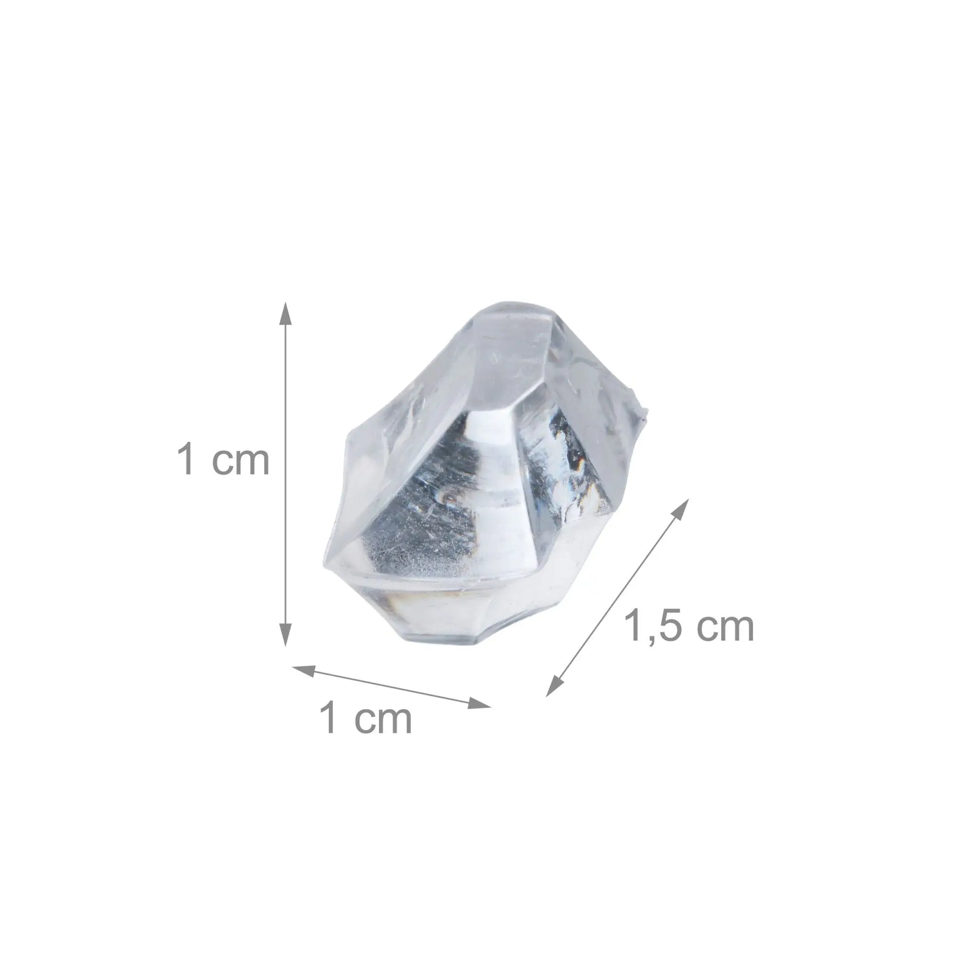 Deko Diamanten 900 Stück Transparent von Relaxdays